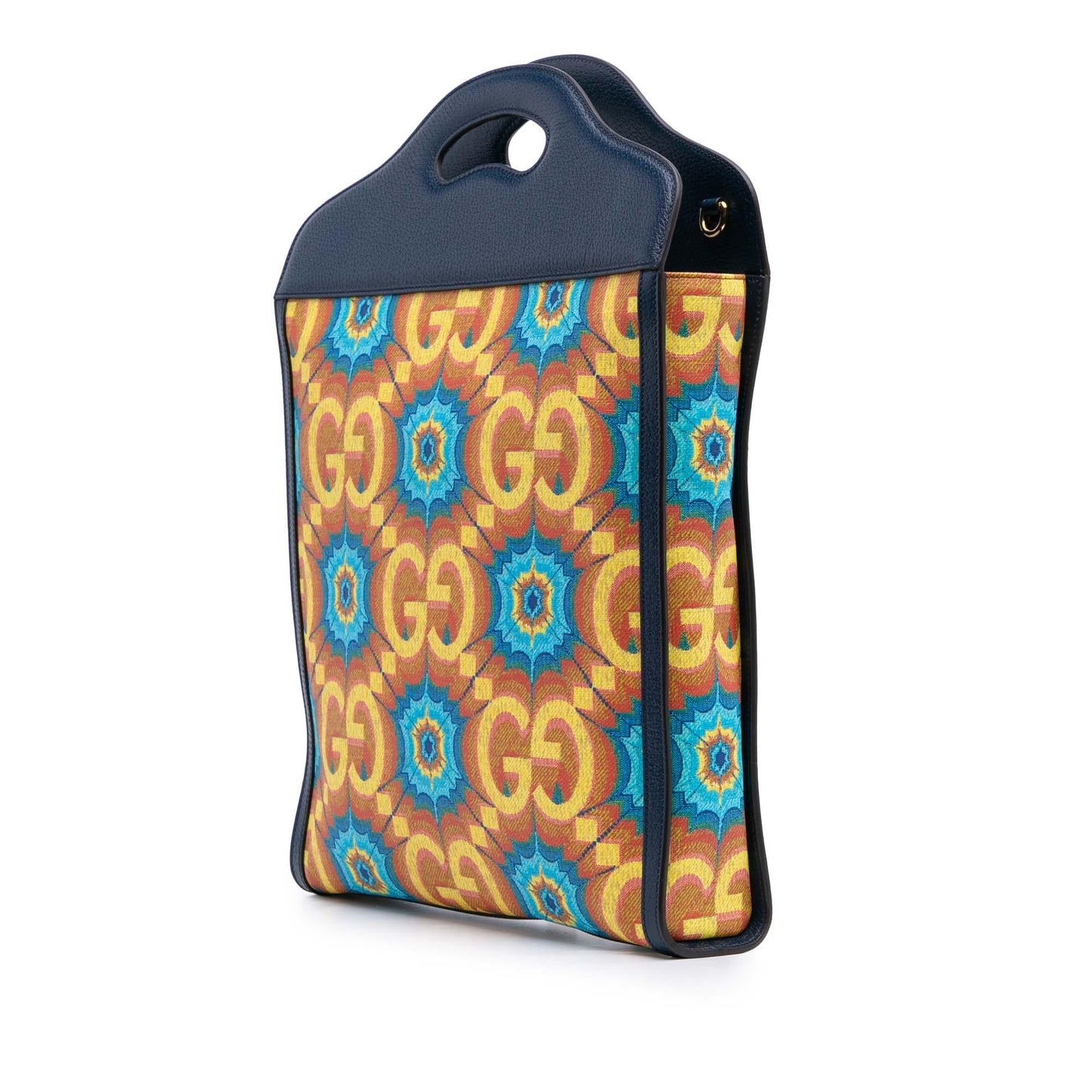 Gucci GG Supreme Kaleidoscope Canvas Blue Tote Bag