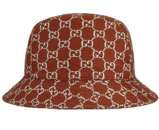 Gucci GG Supreme LamÃ© Bucket Hat