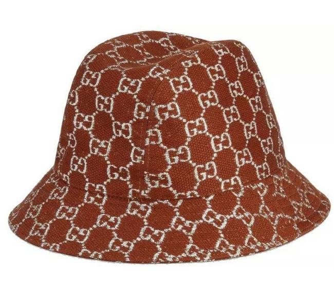 Gucci GG Supreme LamÃ© Bucket Hat