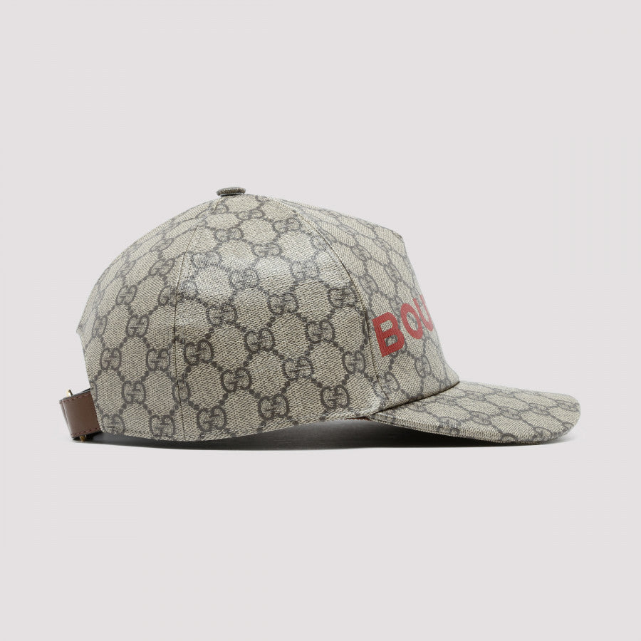 Gucci GG Supreme Boutique Print Baseball Monogram Hat