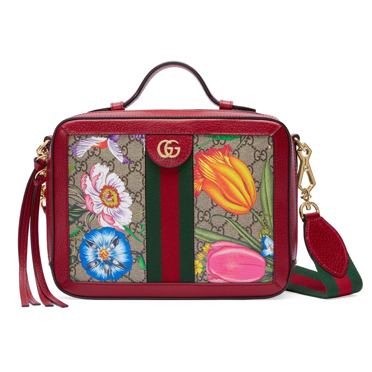 Gucci Ophidia GG Flora Small Shoulder Bag