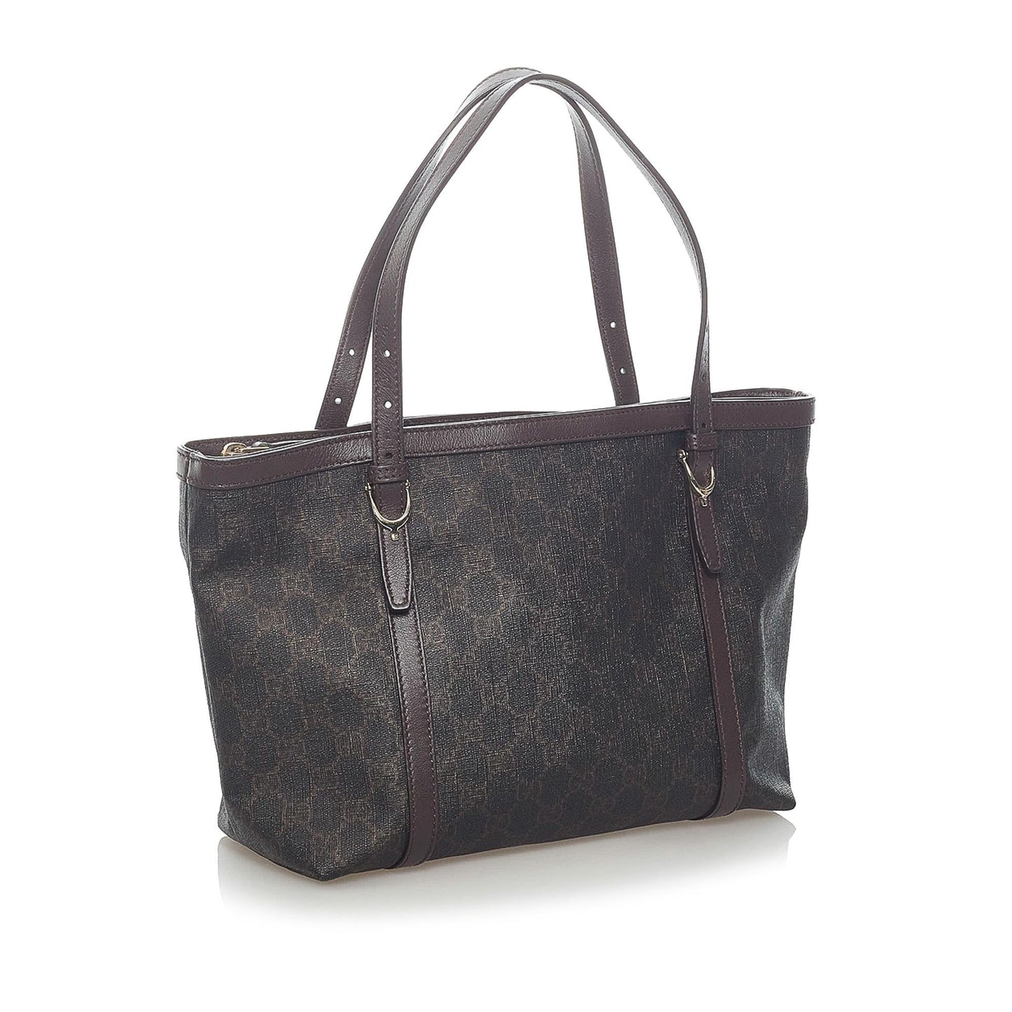 Gucci GG Supreme Nice SHG Canvas Brown Tote Bag