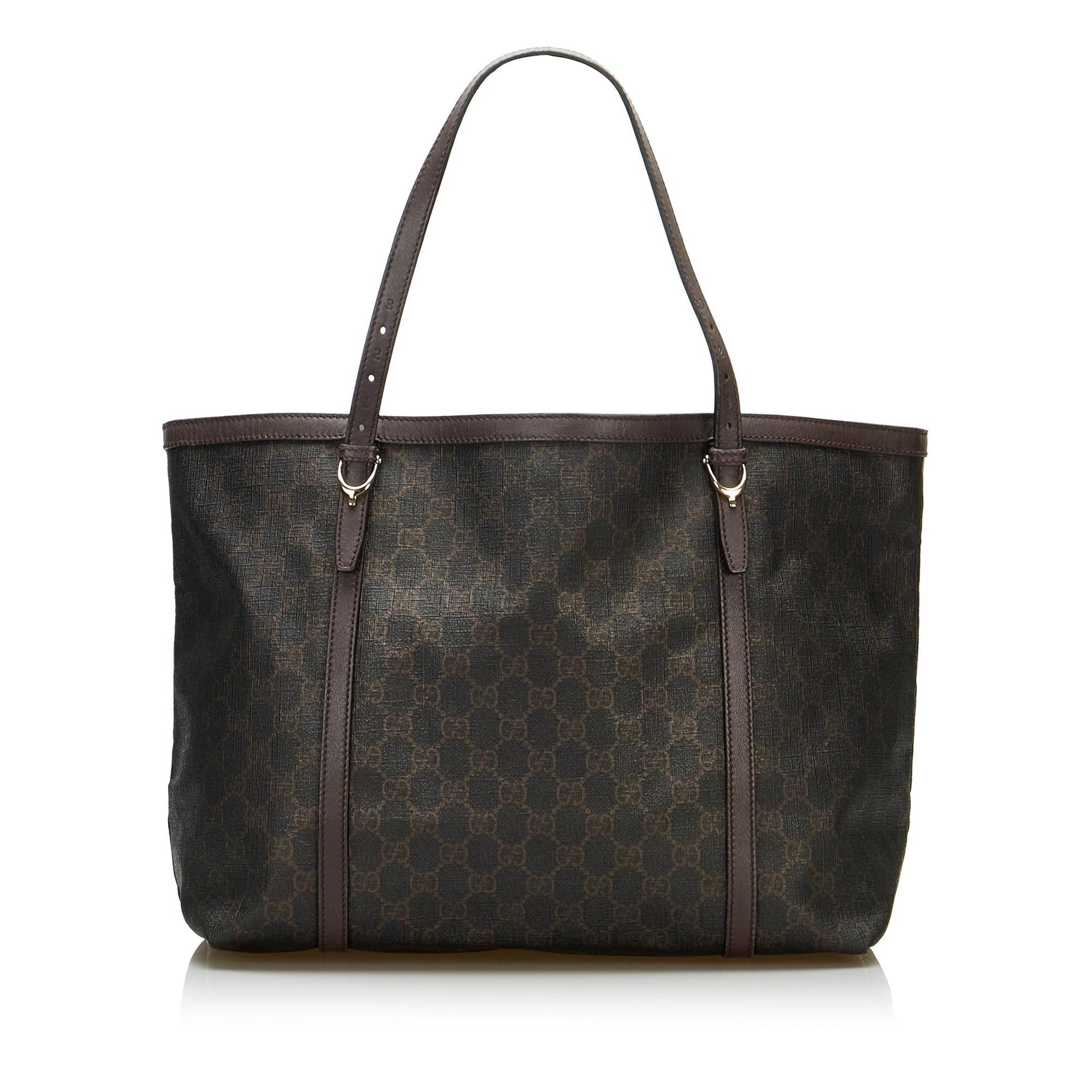 Gucci GG Supreme Nice SHG-Tb7EtH Canvas Brown Tote Bag