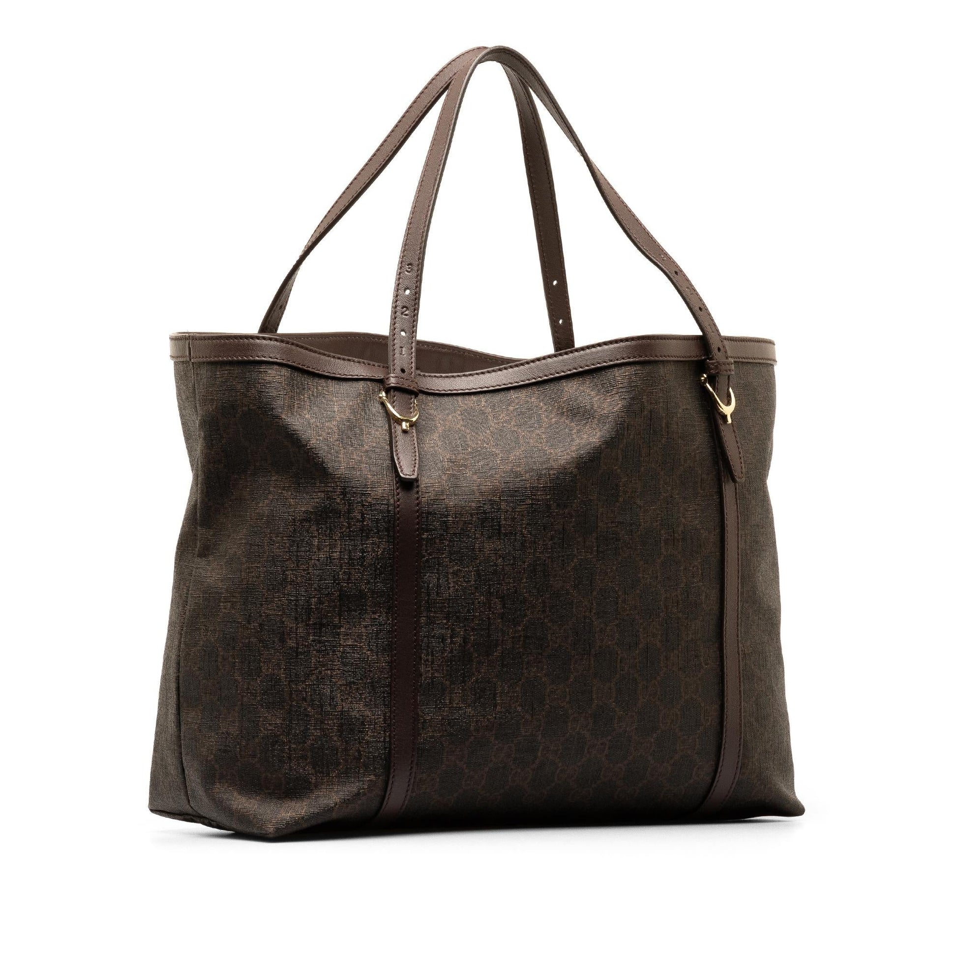 Gucci GG Supreme Nice SHG-NqcTCo Canvas Brown Tote Bag