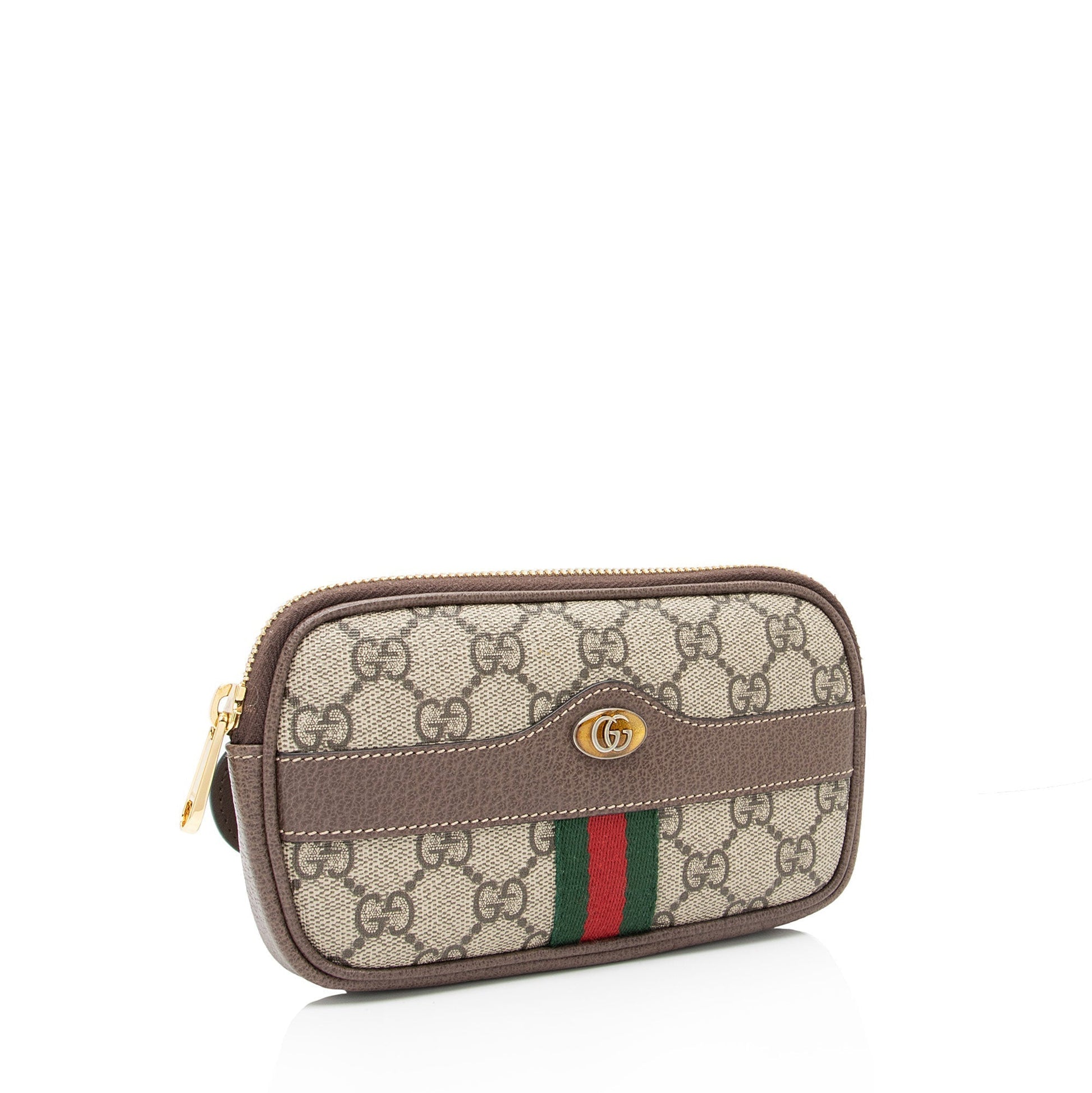 Gucci GG Supreme Ophidia Belt - Leather Canvas Nylon Brown Accessory Shf 0Ebsqg