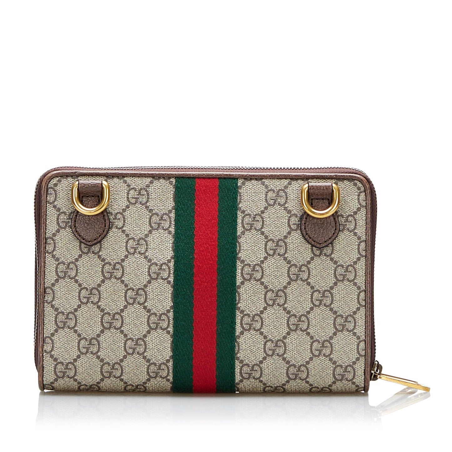 Gucci GG Supreme Ophidia SHG-AxQA4C Canvas Calf Brown Crossbody Bag