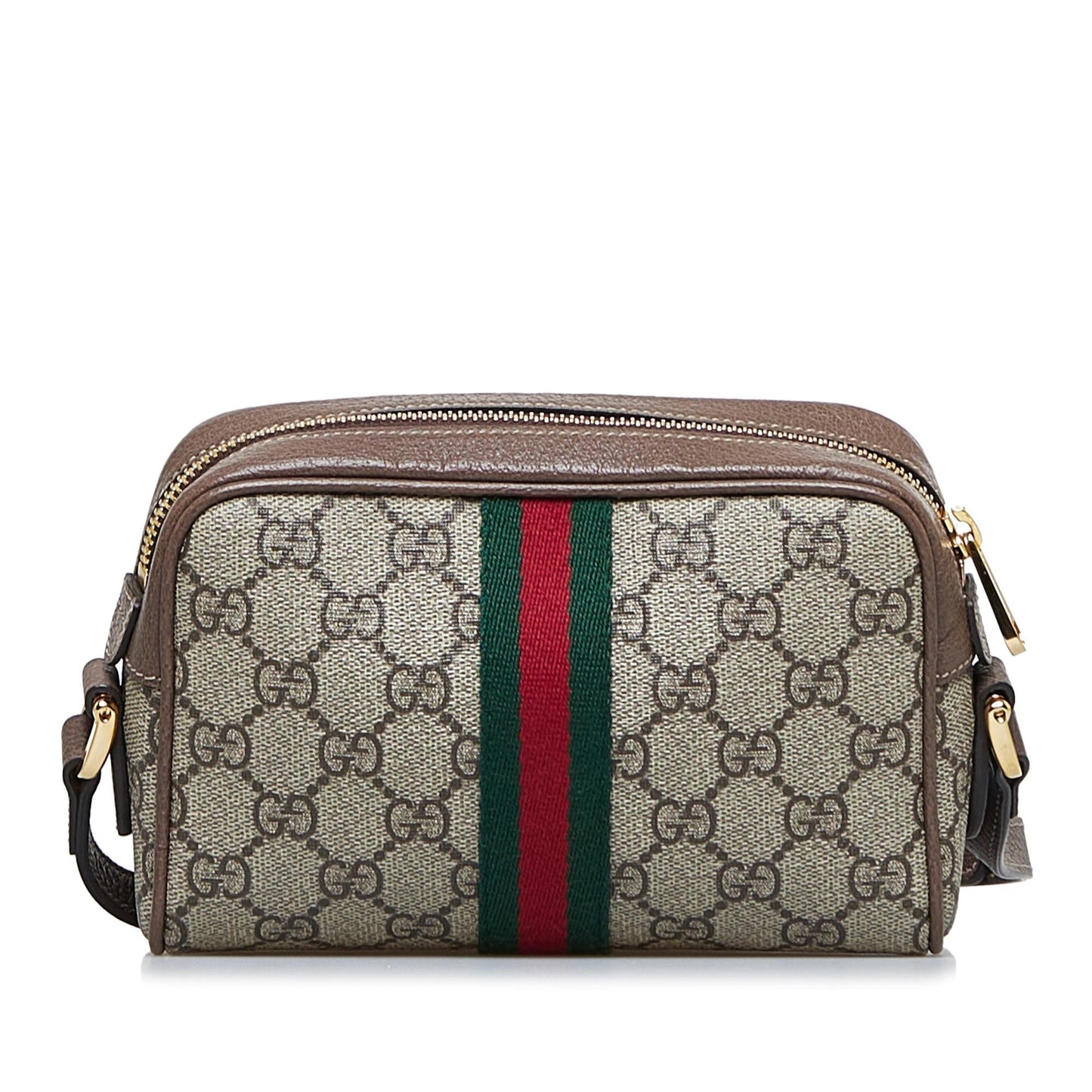 Gucci GG Supreme Ophidia SHG-4 0H4 Canvas Brown Crossbody Bag
