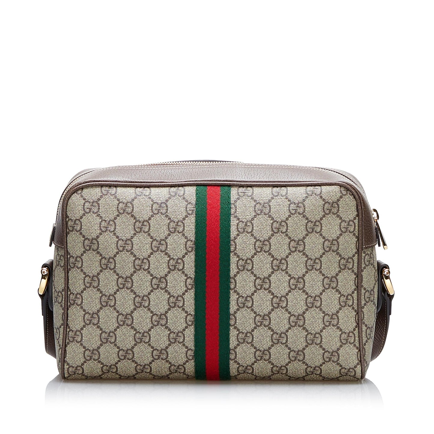 Gucci GG Supreme Ophidia SHG-AbBdhs Canvas Brown Crossbody Bag