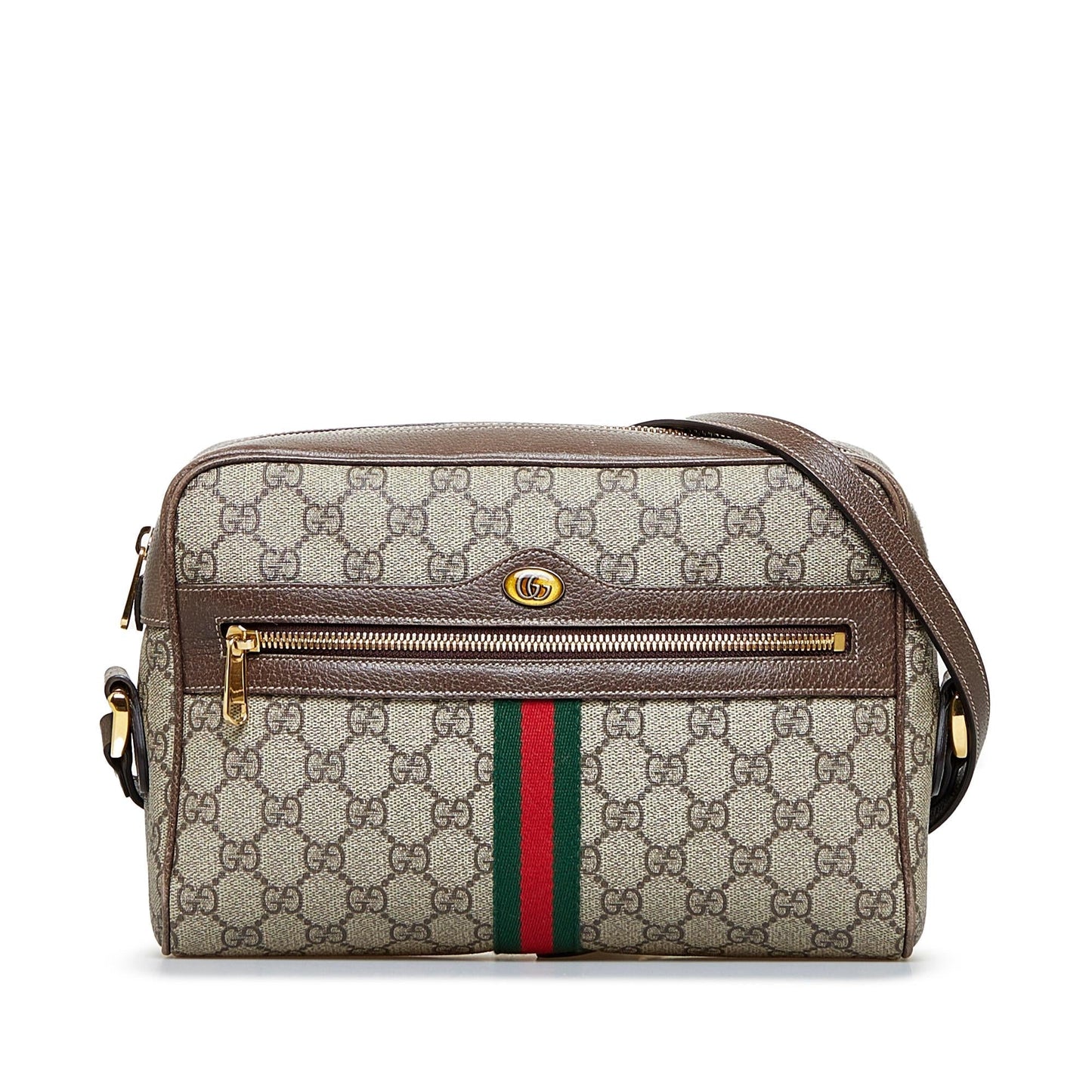 Gucci GG Supreme Ophidia SHG-ETT5kQ Canvas Brown Crossbody Bag