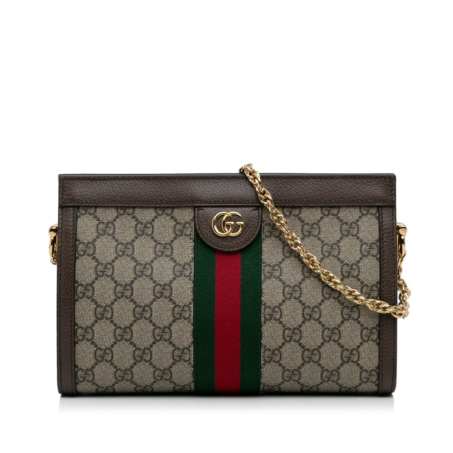 Gucci GG Supreme Ophidia SHG-tZYWlV Canvas Calf Brown Crossbody Bag