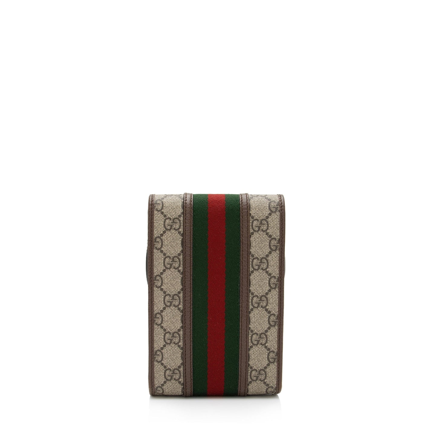 Gucci GG Supreme Ophidia SHF-n7gxKP Leather Canvas Nylon Brown Crossbody Bag