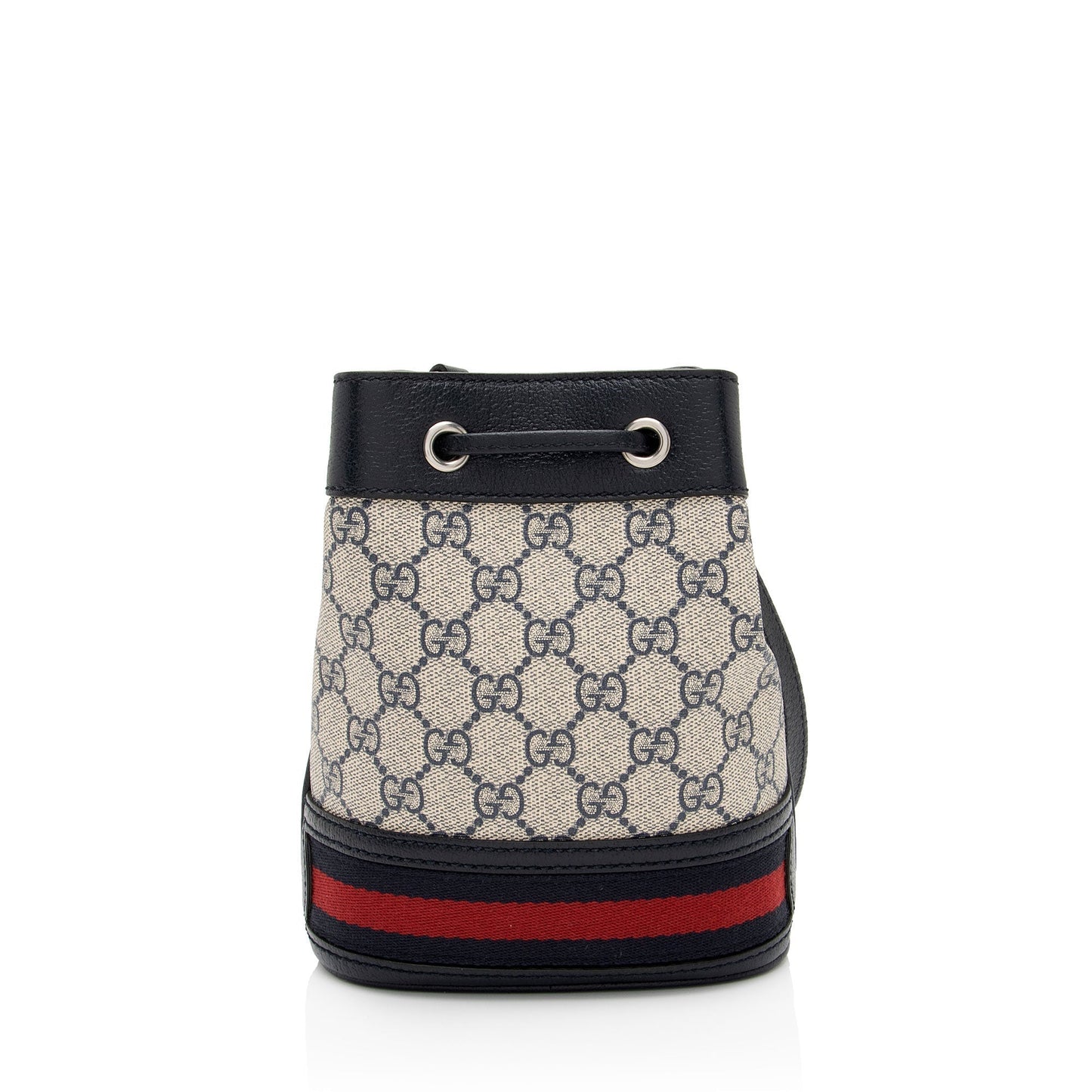 Gucci GG Supreme Ophidia Bucket SHF-ZawUrB Leather Canvas Nylon Beige Crossbody Bag