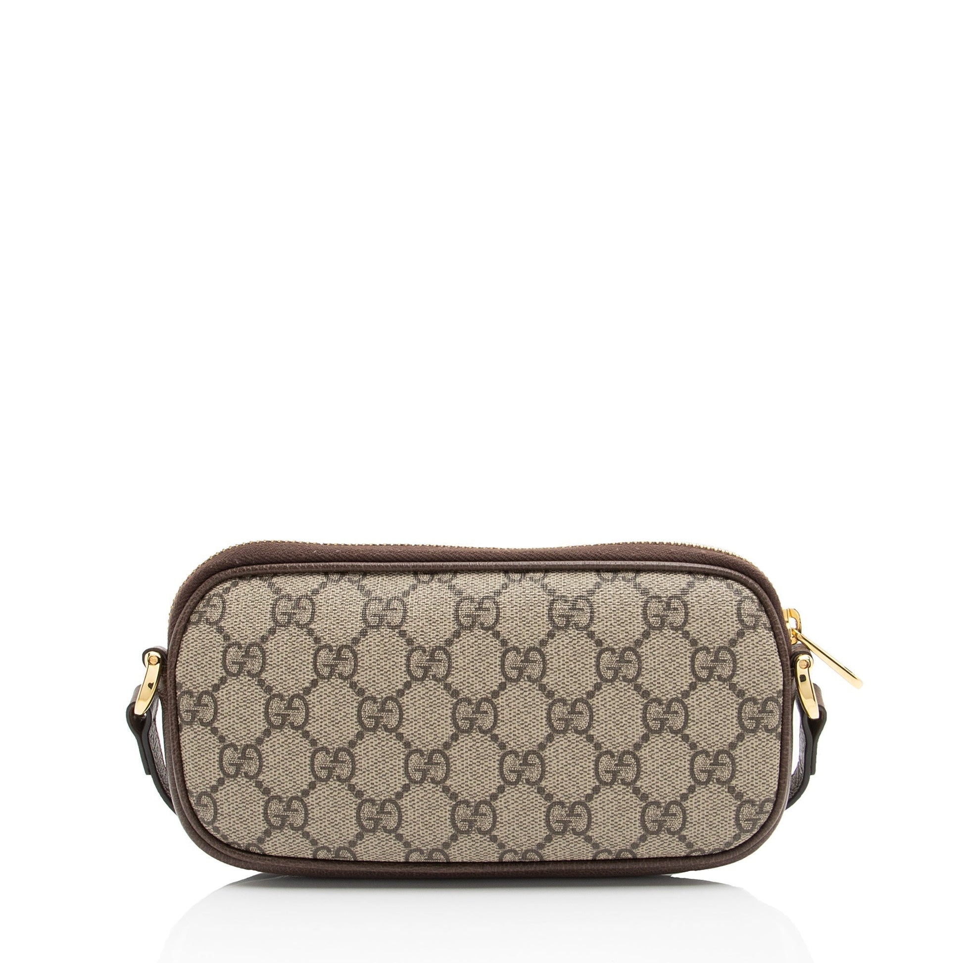 Gucci GG Supreme Ophidia SHF-hKLVeq Leather Canvas Nylon Brown Crossbody Bag