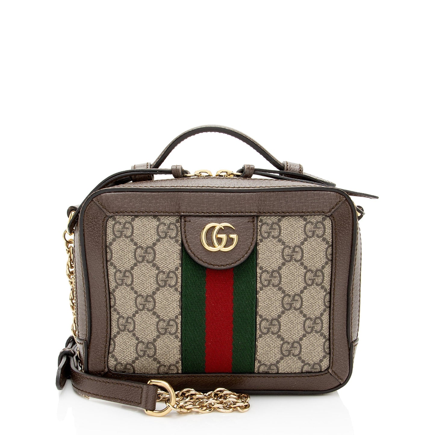 Gucci GG Supreme Ophidia Mini Top Handle Crossbody Bag