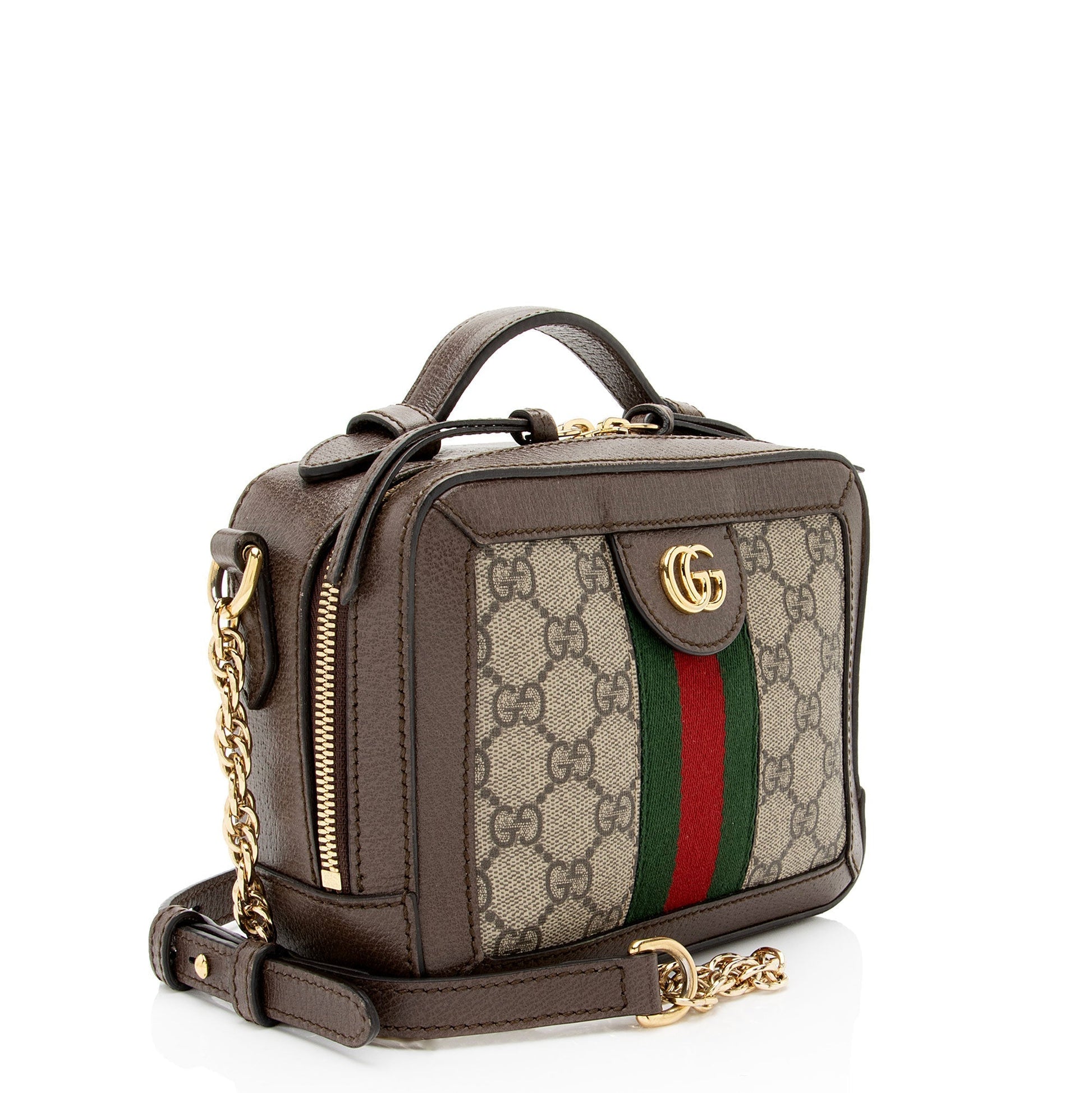 Gucci GG Supreme Ophidia Mini Top Handle Crossbody Bag