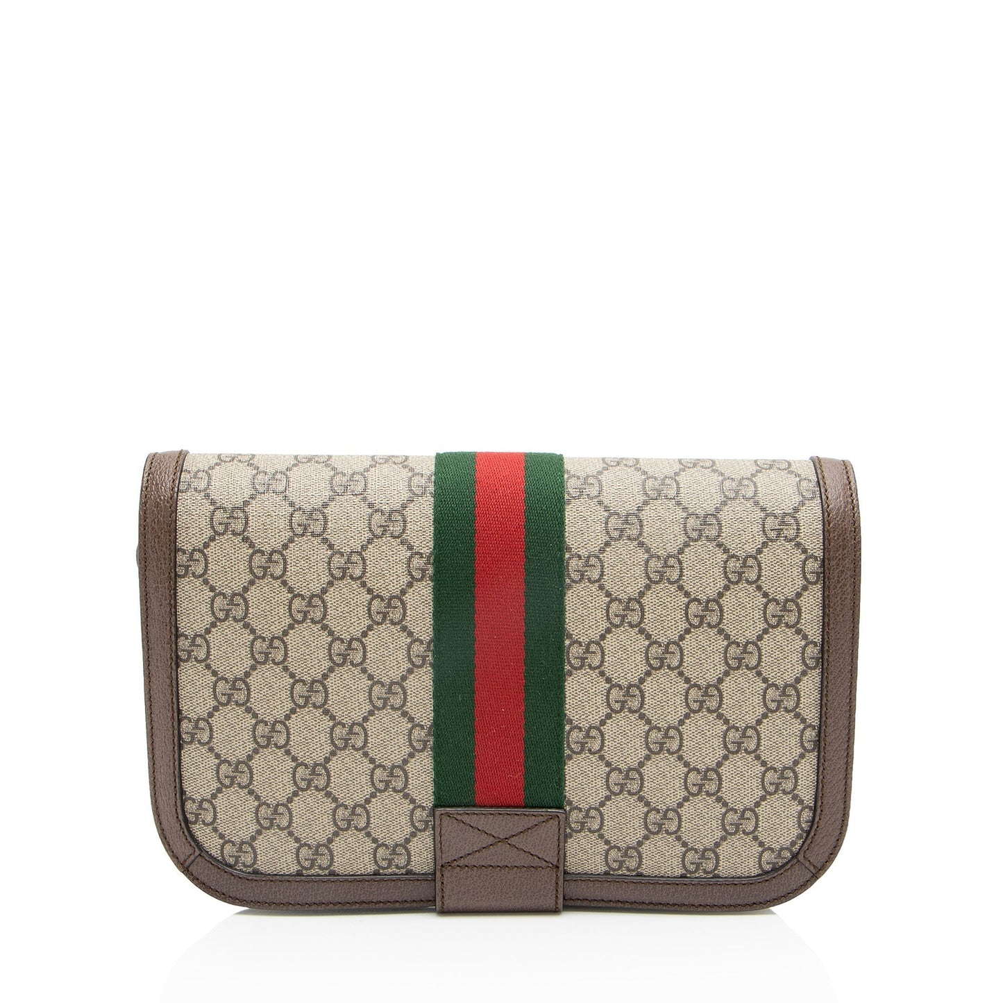 Gucci GG Supreme Ophidia New Acero Leather Canvas Nylon Brown Shoulder Bag Triple Messenger