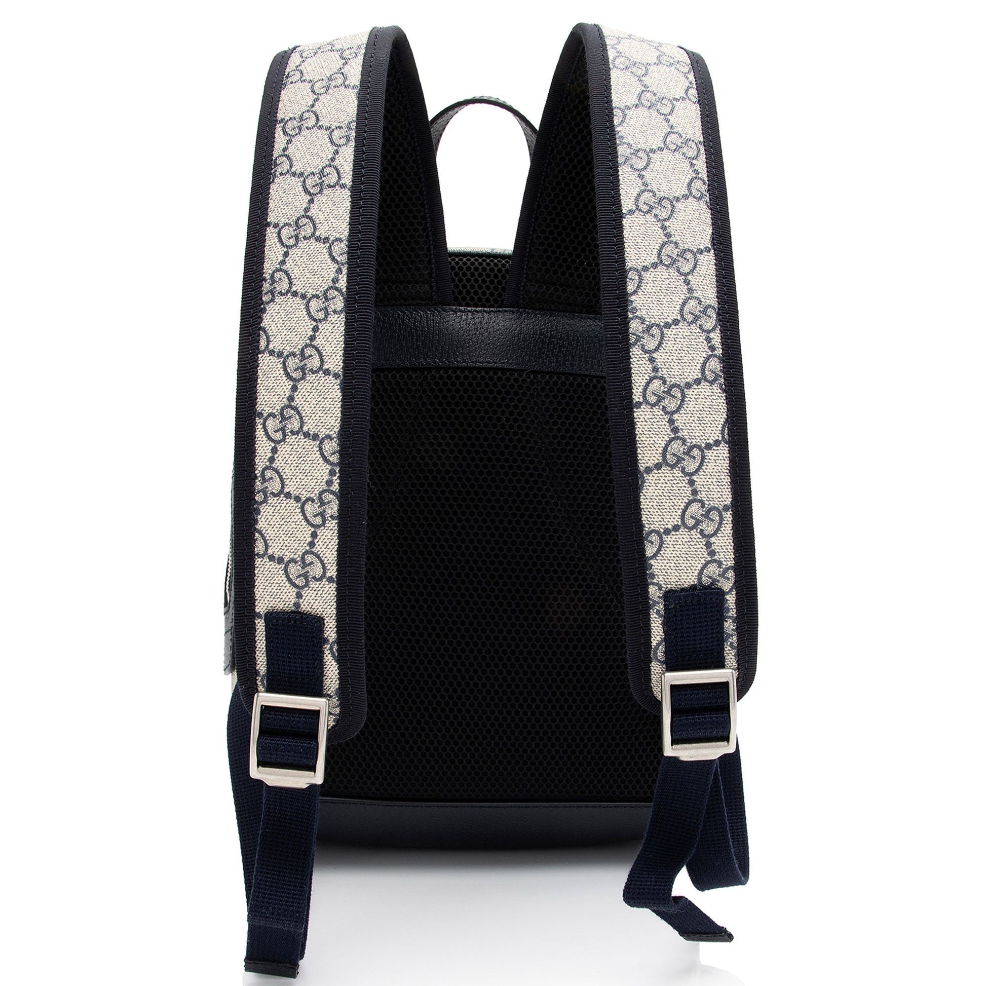 Gucci GG Supreme Ophidia Backpack SHF-TYi93j Leather Canvas Nylon Beige Shoulder Bag