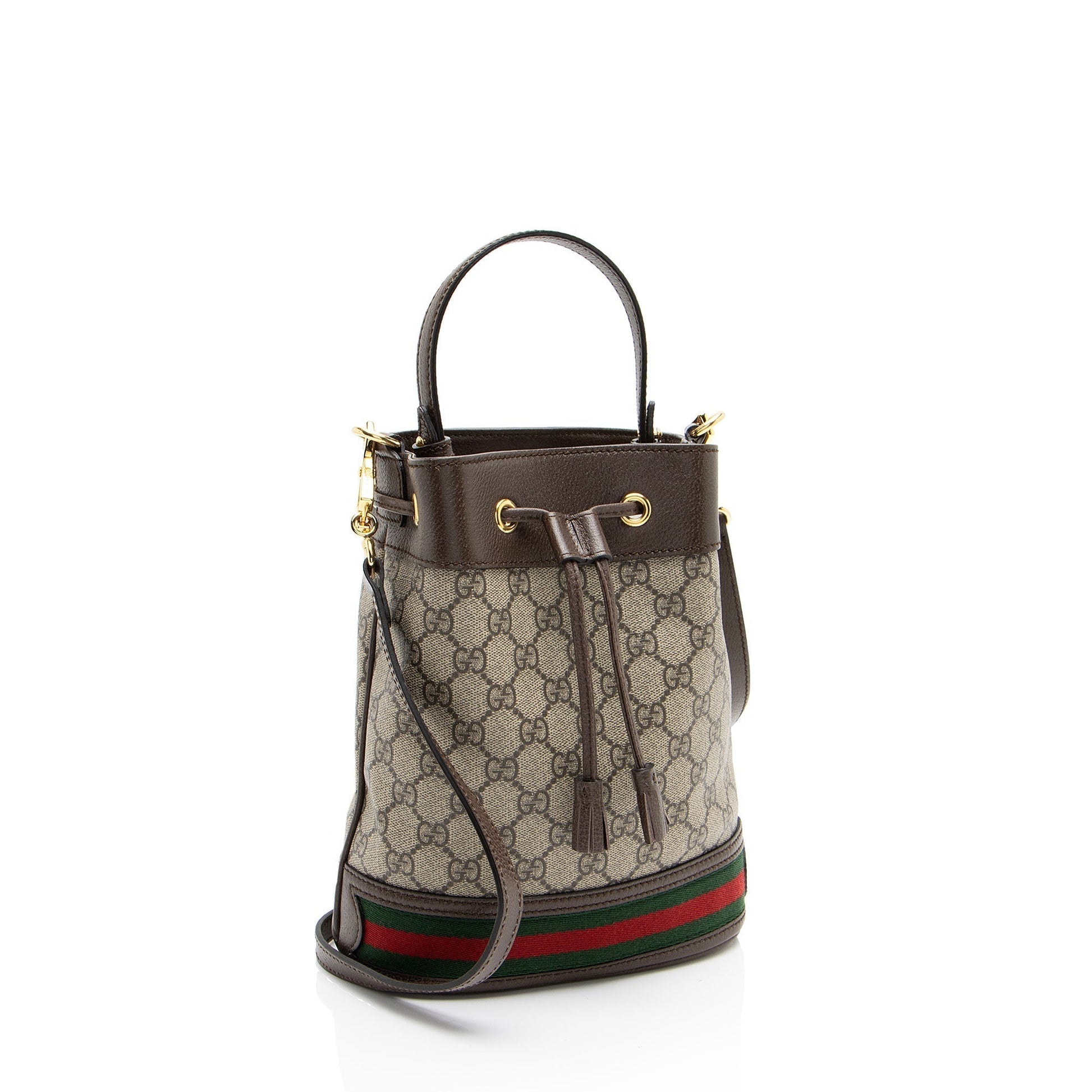 Gucci Supreme Ophidia Bag Shf 3Txuhd Small Bucket Crossbody Bag