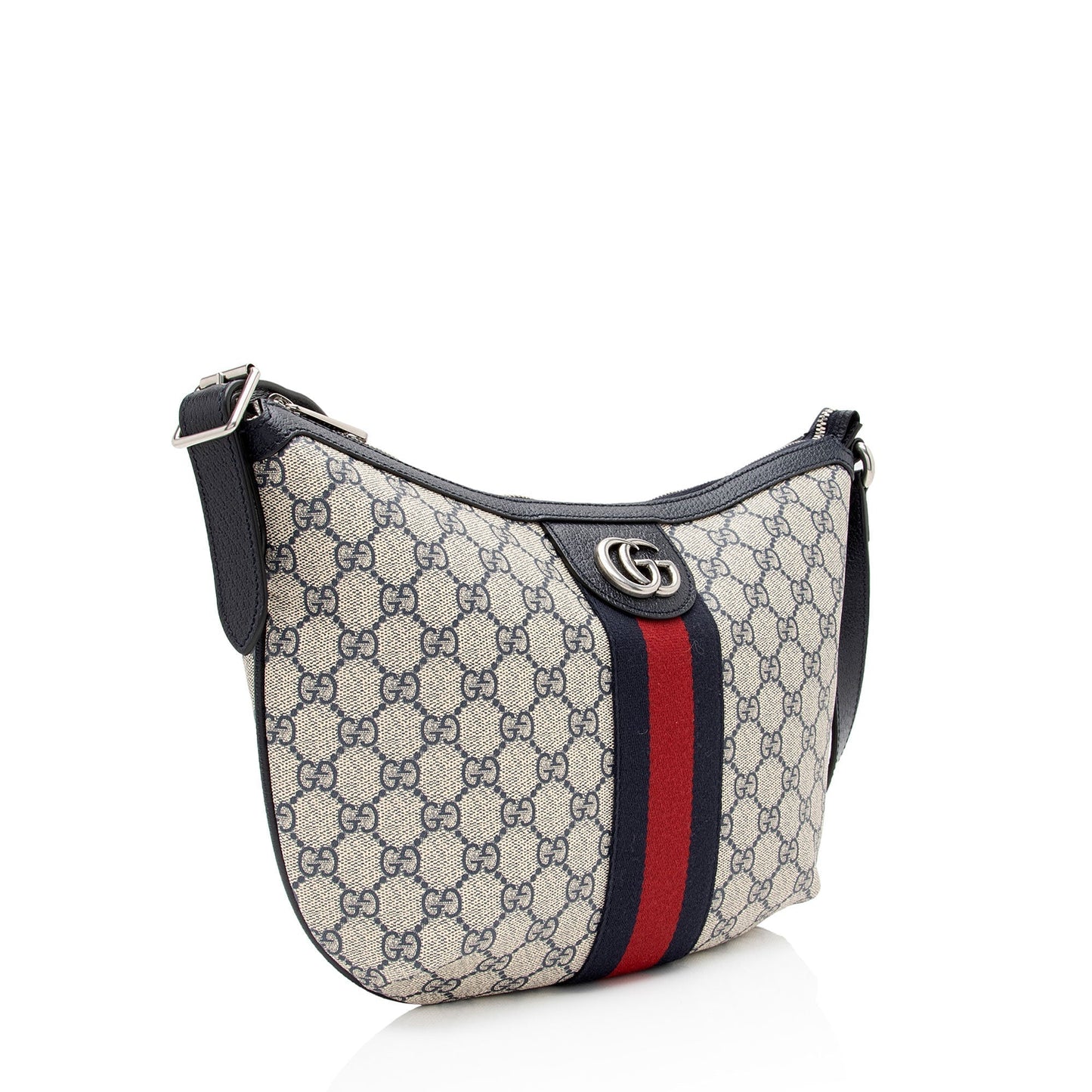 Gucci GG Supreme Ophidia SHF-ARbSrR Leather Canvas Nylon Beige Crossbody Bag