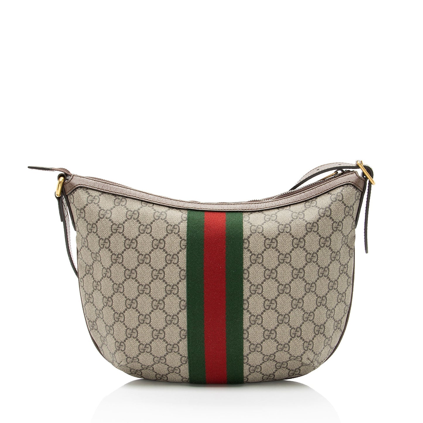 Gucci GG Supreme Ophidia Leather Canvas Nylon Beige Shoulder Bag Bag 4