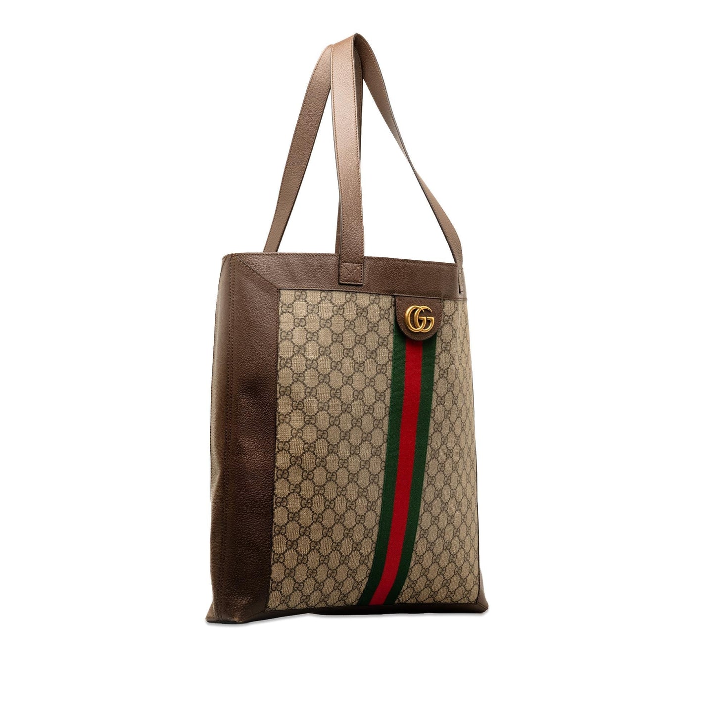 Gucci GG Supreme Ophidia SHG-n2Y8AL Canvas Brown Tote Bag