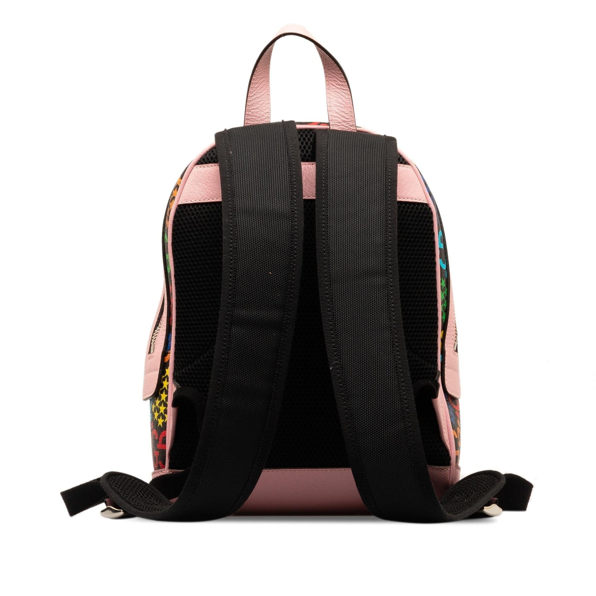 Gucci GG Supreme Psychedelic Backpack Canvas Calf Pink Psychedelic Backpack