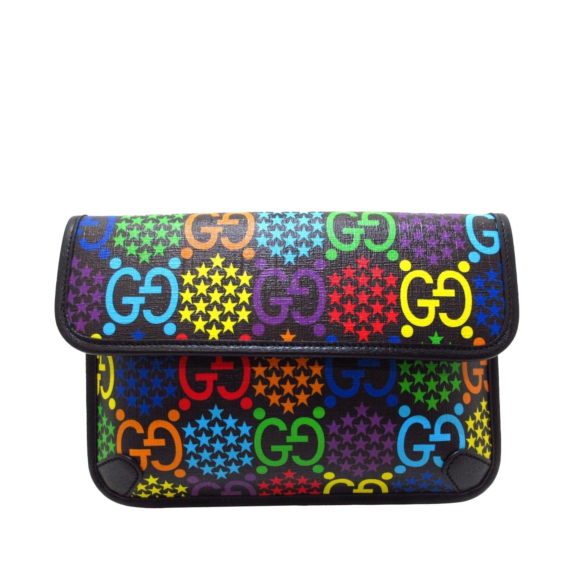 Gucci GG Supreme Psychedelic Belt SHG-8y22GH Canvas Accessory