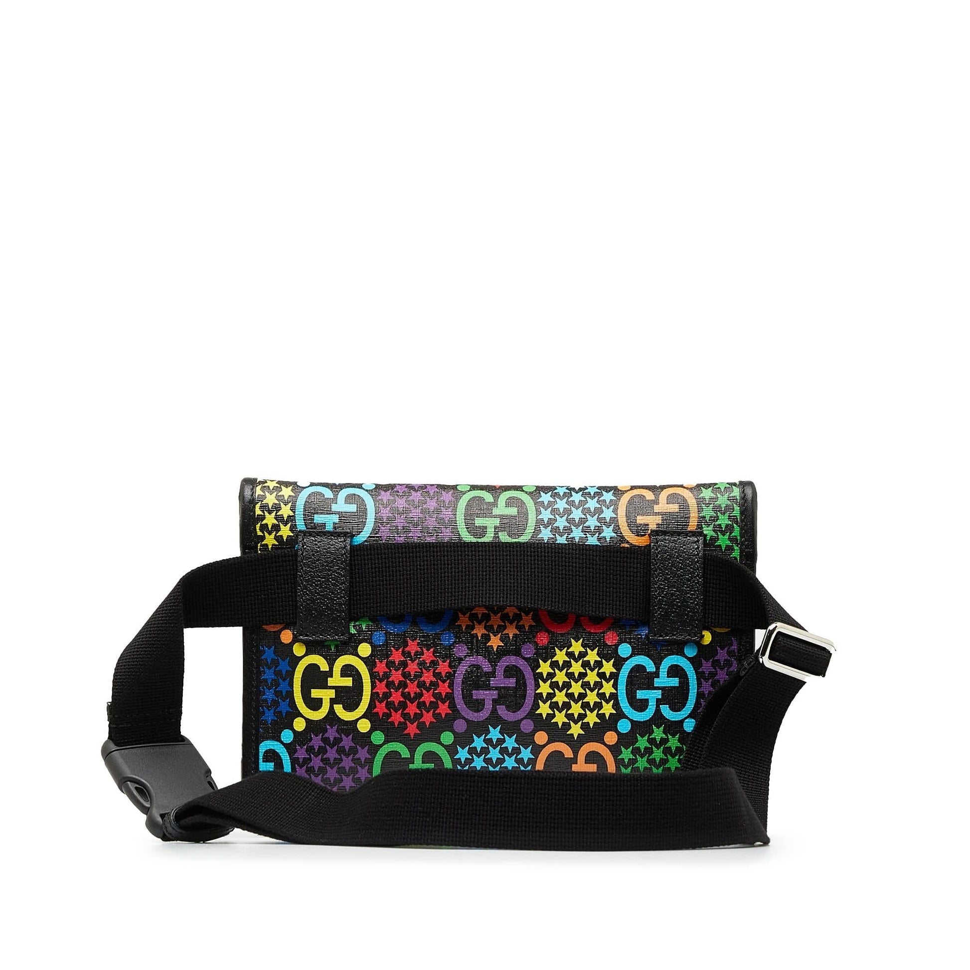 Gucci GG Supreme Psychedelic Belt SHG-Y8SmnJ Canvas Accessory