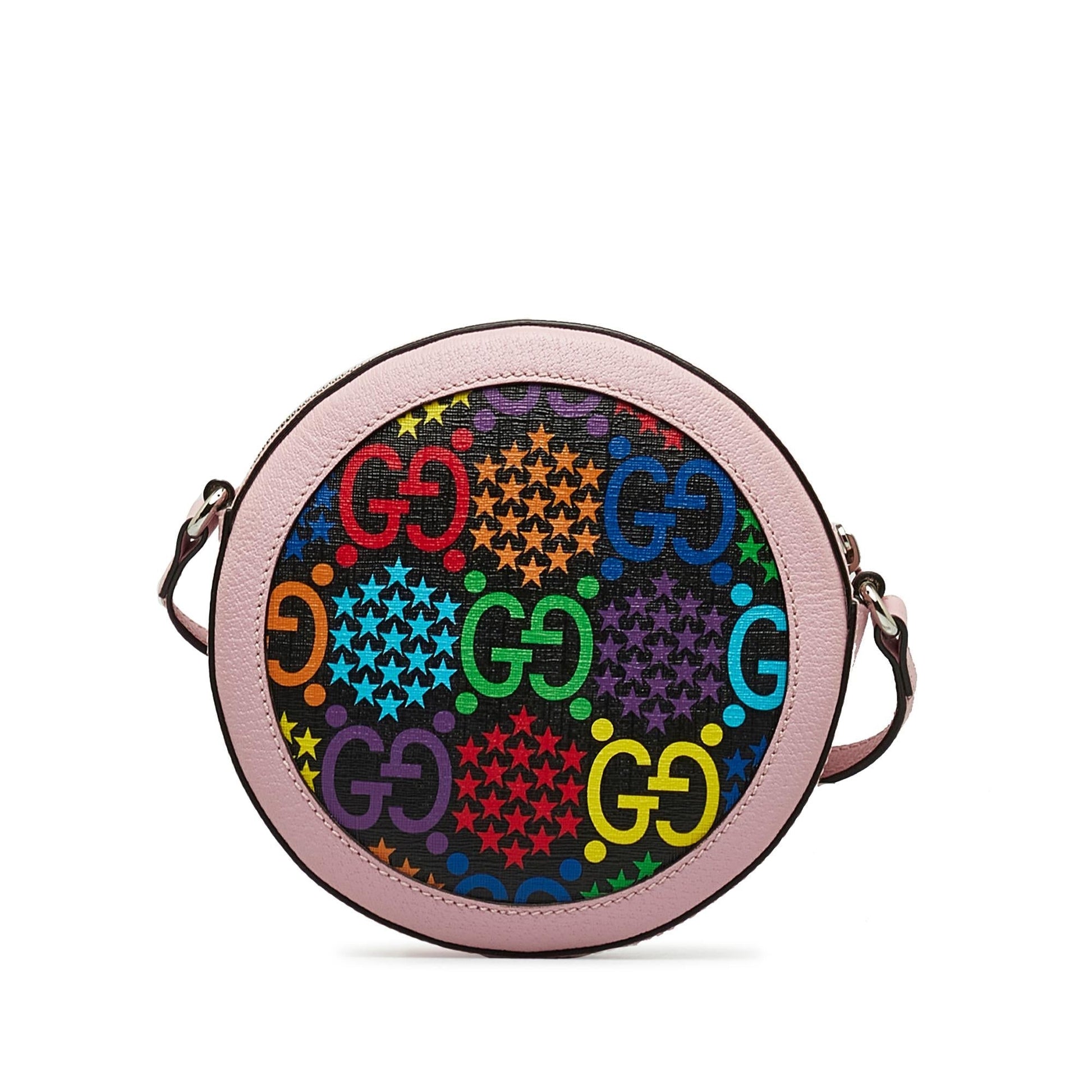 Gucci GG Supreme Psychedelic Canvas Pink Crossbody Bag