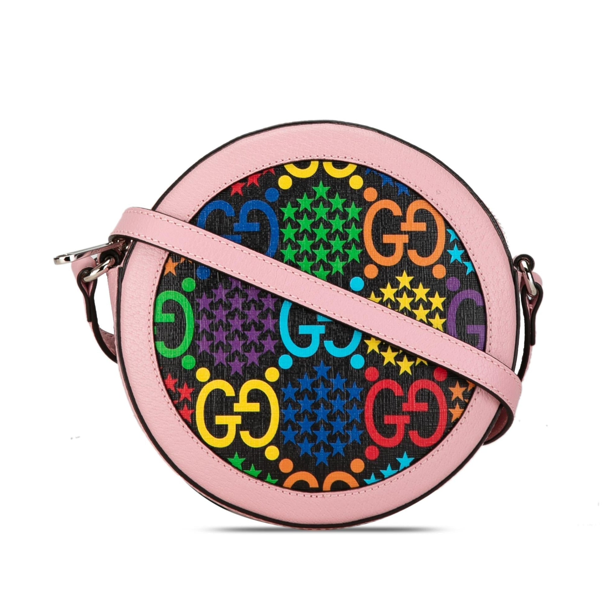 Gucci Supreme Psychedelic Round Crossbody Shg Qnixur Crossbody Bag