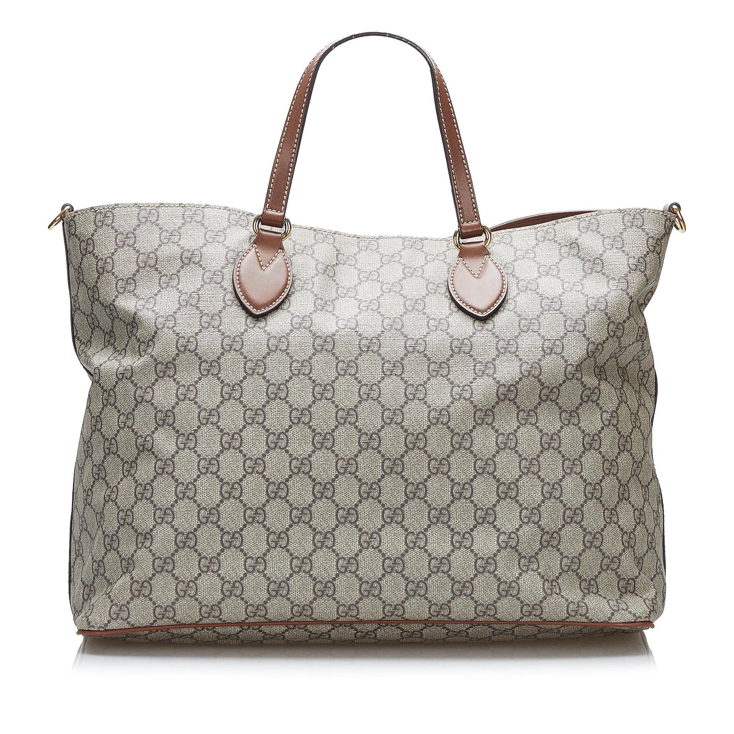 Gucci GG Supreme SHG-bhsbtn Canvas Brown Satchel Bag