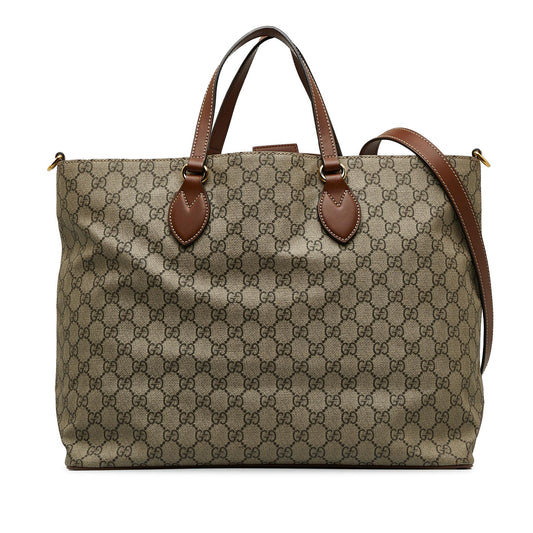 Gucci GG Supreme Soft SHG-WhdAFQ Canvas Brown Tote Bag