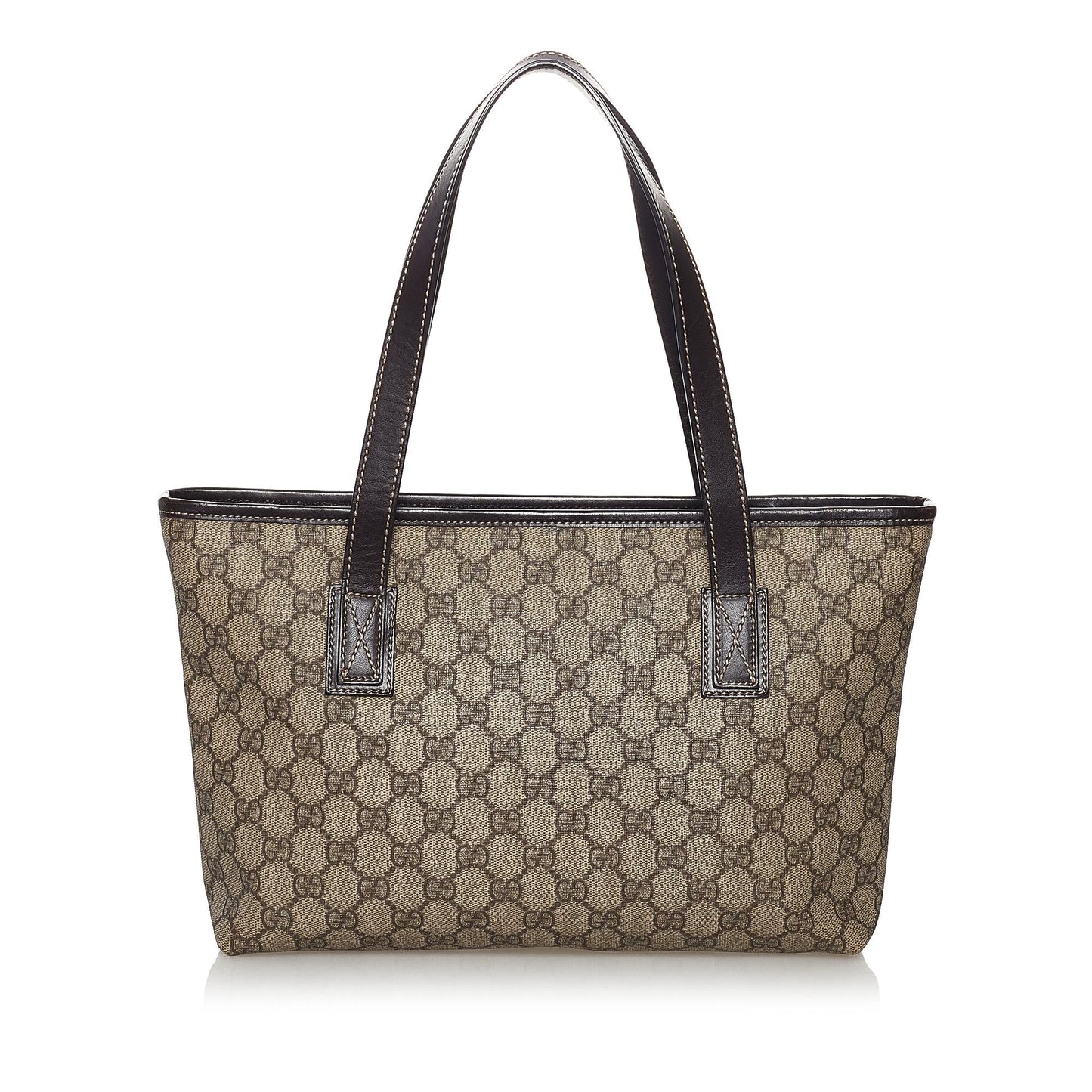 Gucci GG Supreme SHG Canvas Brown Tote Bag 11