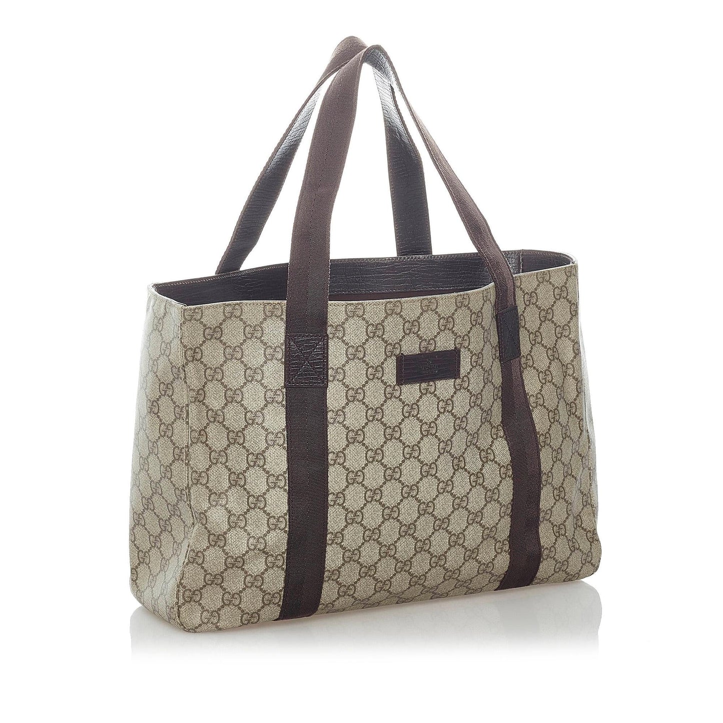 Gucci GG Supreme SHG Canvas Brown Tote Bag 12
