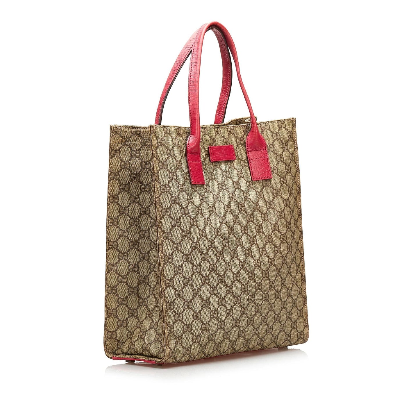 Gucci GG Supreme SHG Canvas Brown Tote Bag 6
