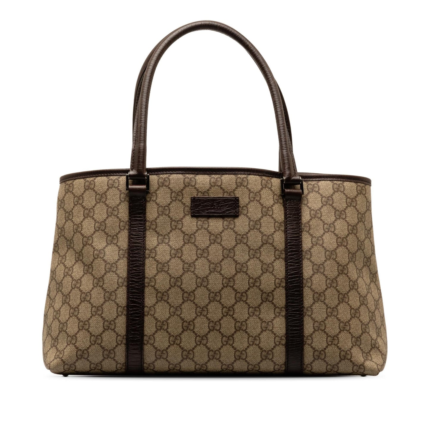 Gucci GG Supreme SHG-qUCBpW Canvas Brown Tote Bag
