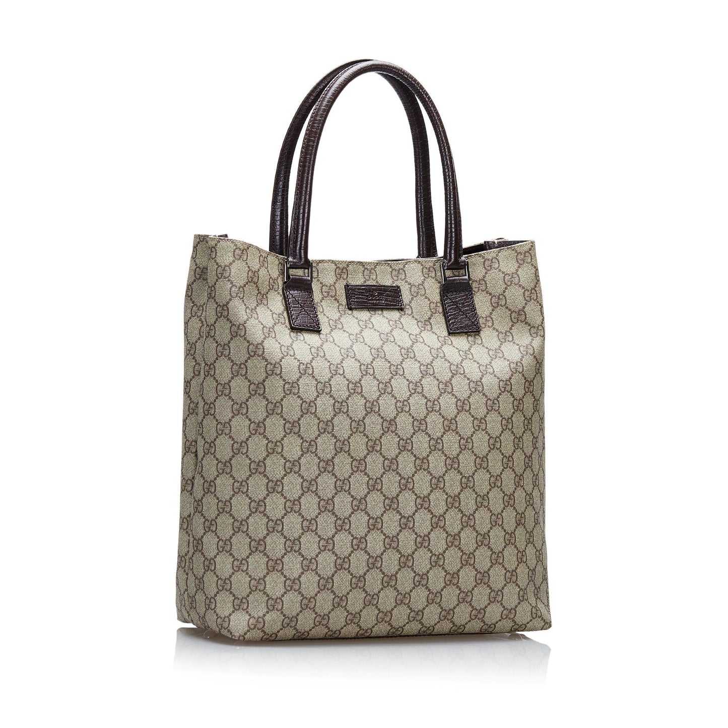 Gucci GG Supreme SHG Canvas Brown Tote Bag Tote Shg
