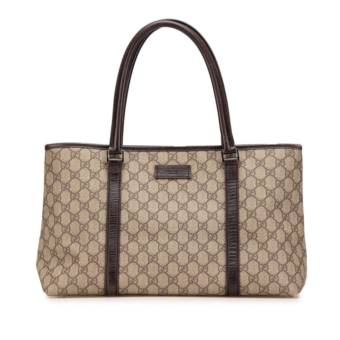 Gucci GG Supreme Canvas Brown Tote Bag