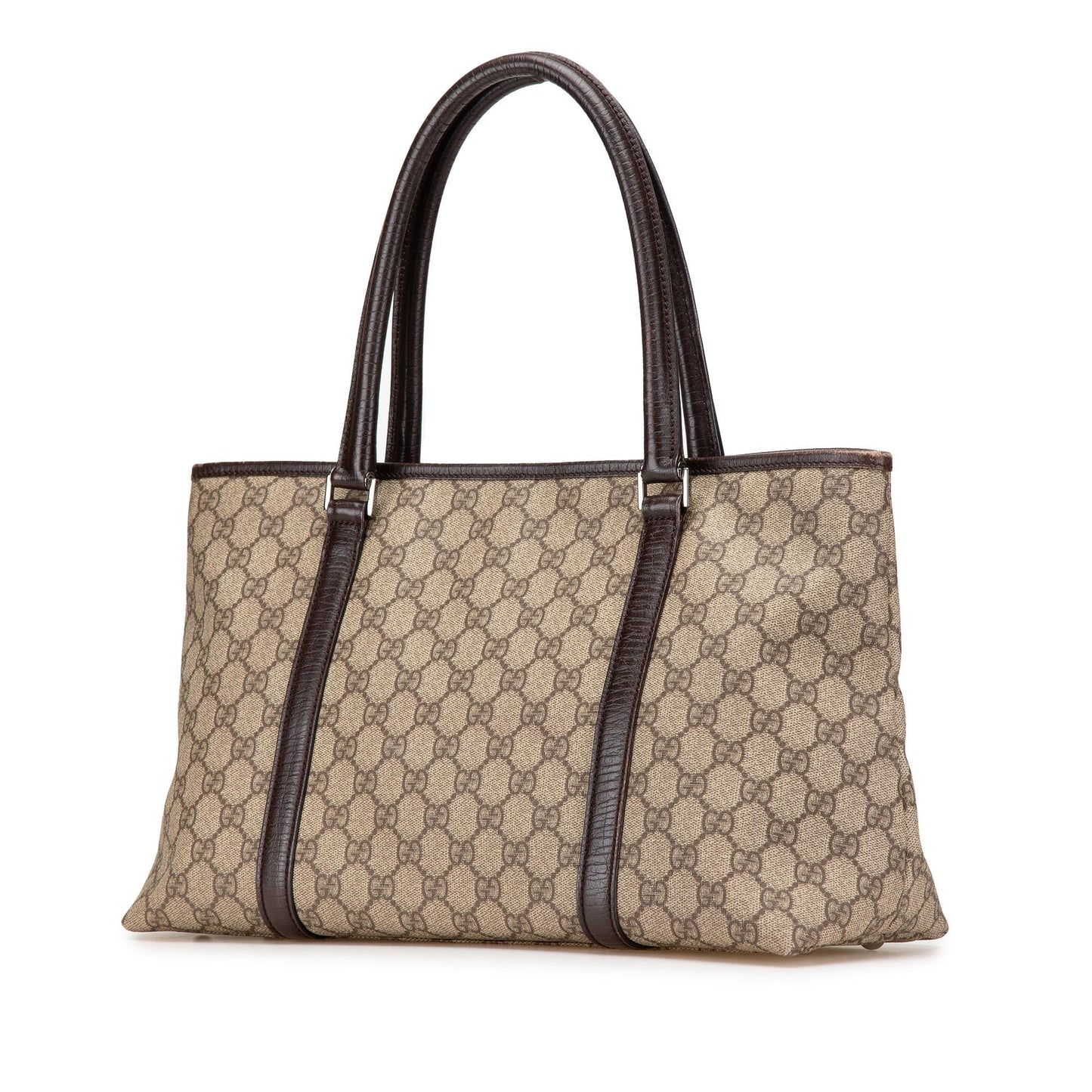 Gucci GG Supreme Canvas Brown Tote Bag