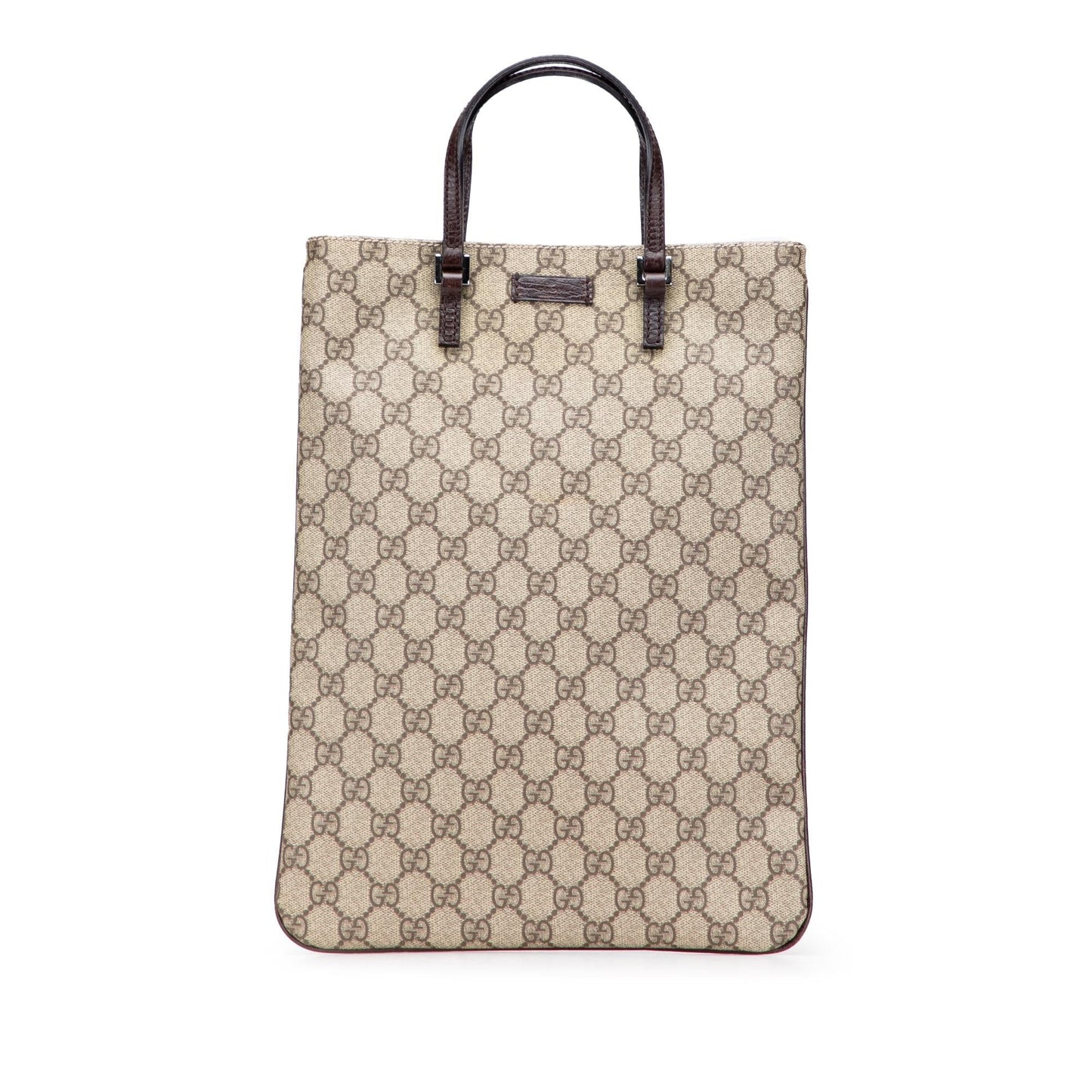 Gucci GG Supreme Canvas Calf Brown Tote Bag Tote 5