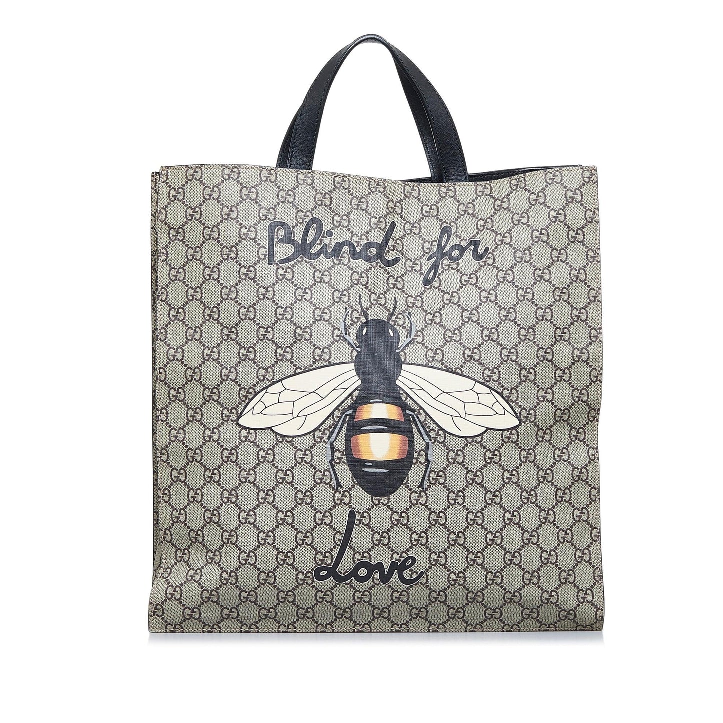 Gucci GG Supreme Web Animalier SHG-aiiY9A Canvas Brown Satchel Bag