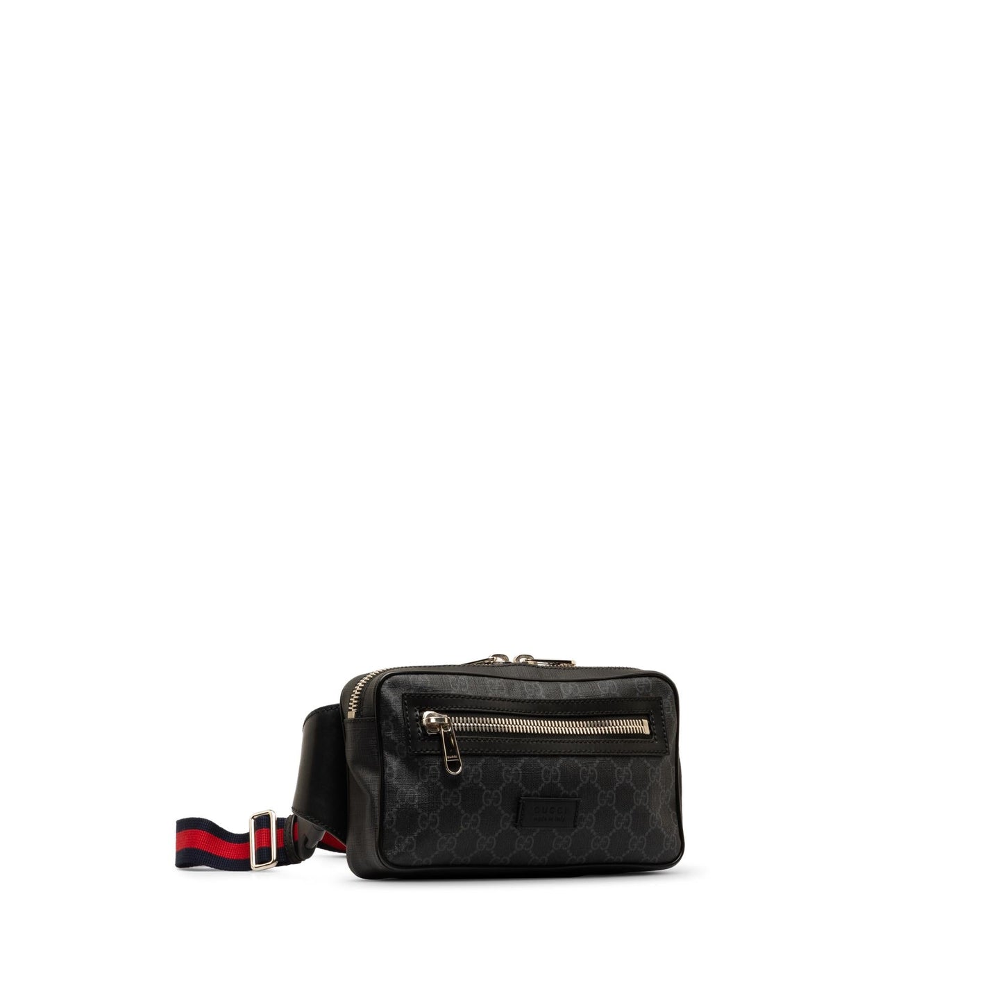 Gucci GG Supreme Web Belt SHG-fqt5v2 Canvas Black Accessory