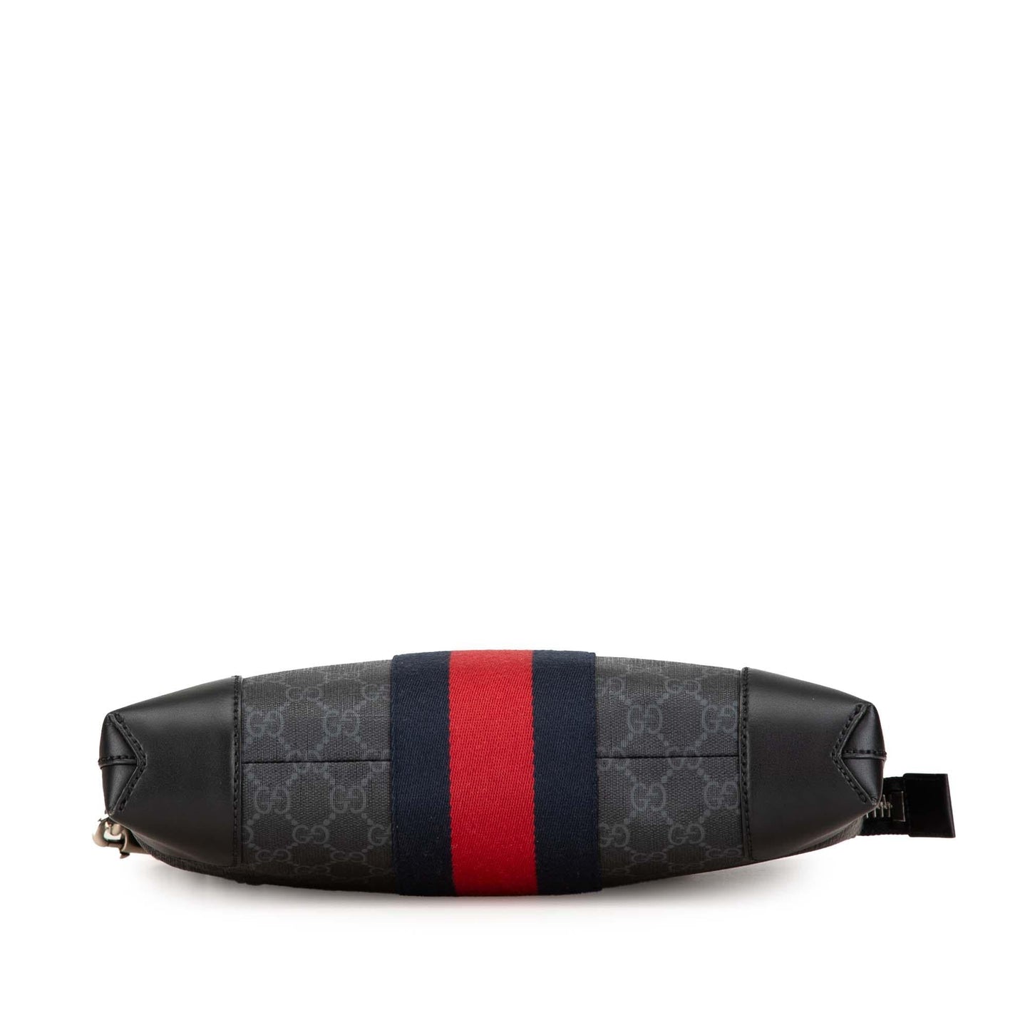 Gucci GG Supreme Web Canvas Black Clutch Bag