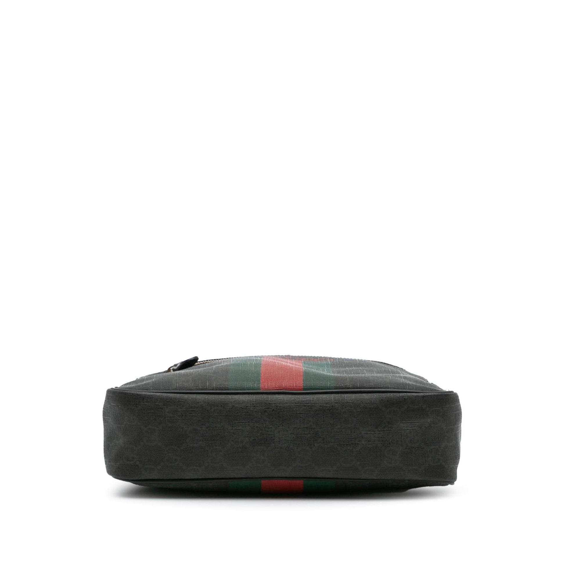 Gucci GG Supreme Web Canvas Black Crossbody Bag