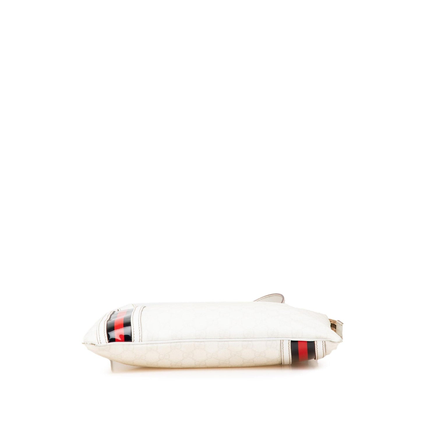 Gucci GG Supreme Web Canvas White Crossbody Bag