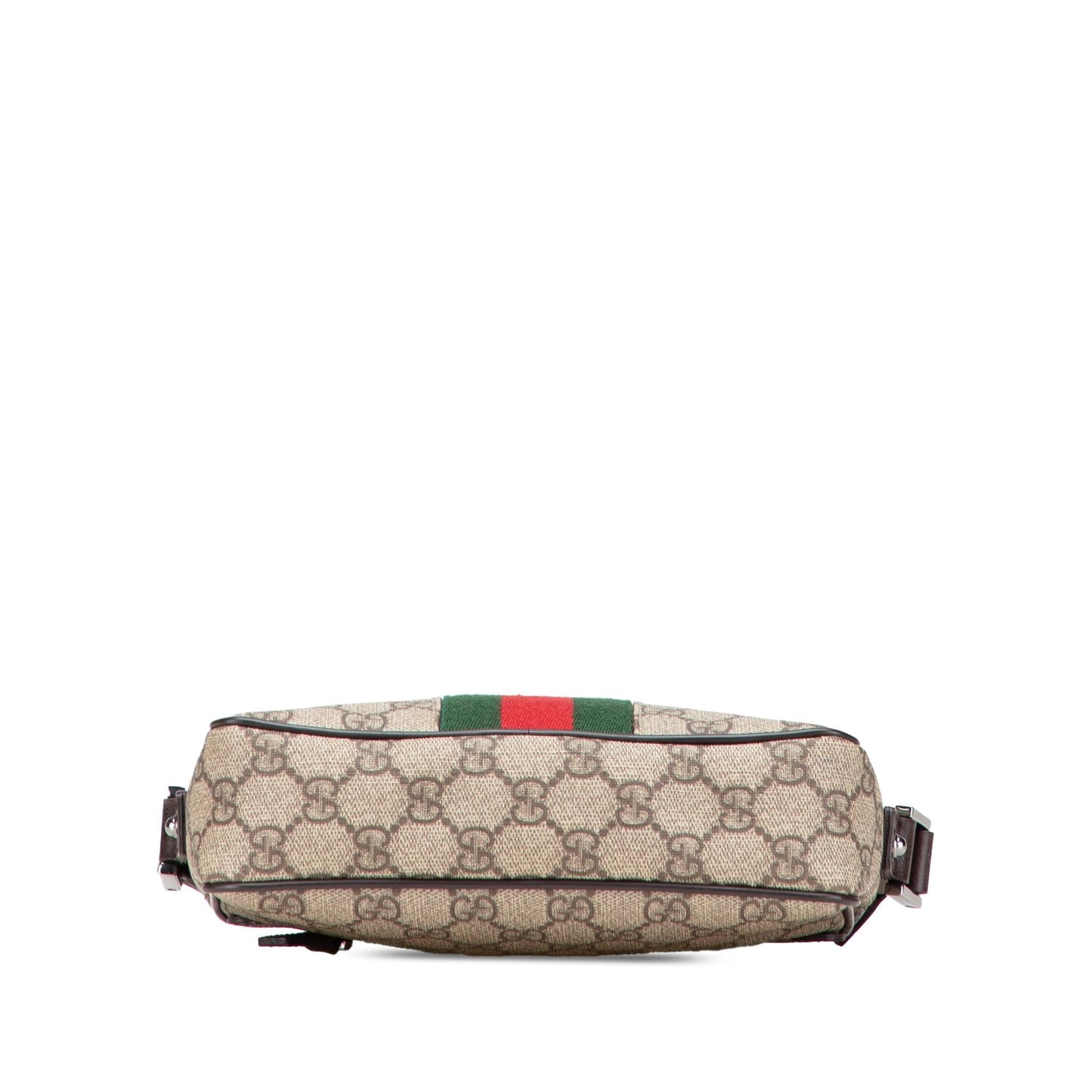 Gucci GG Supreme Web Canvas Calf Brown Crossbody Bag Crossbody 6