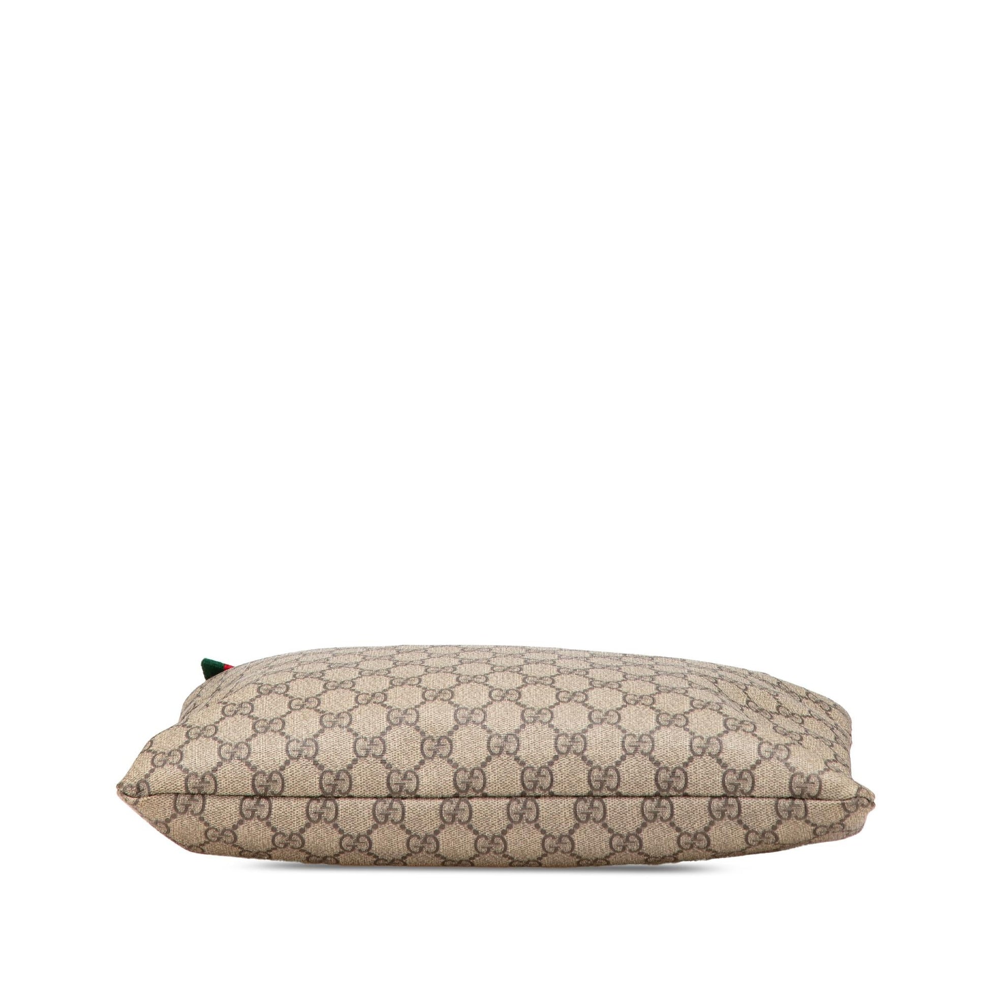 Gucci GG Supreme Web Canvas Brown Crossbody Bag Crossbody 7