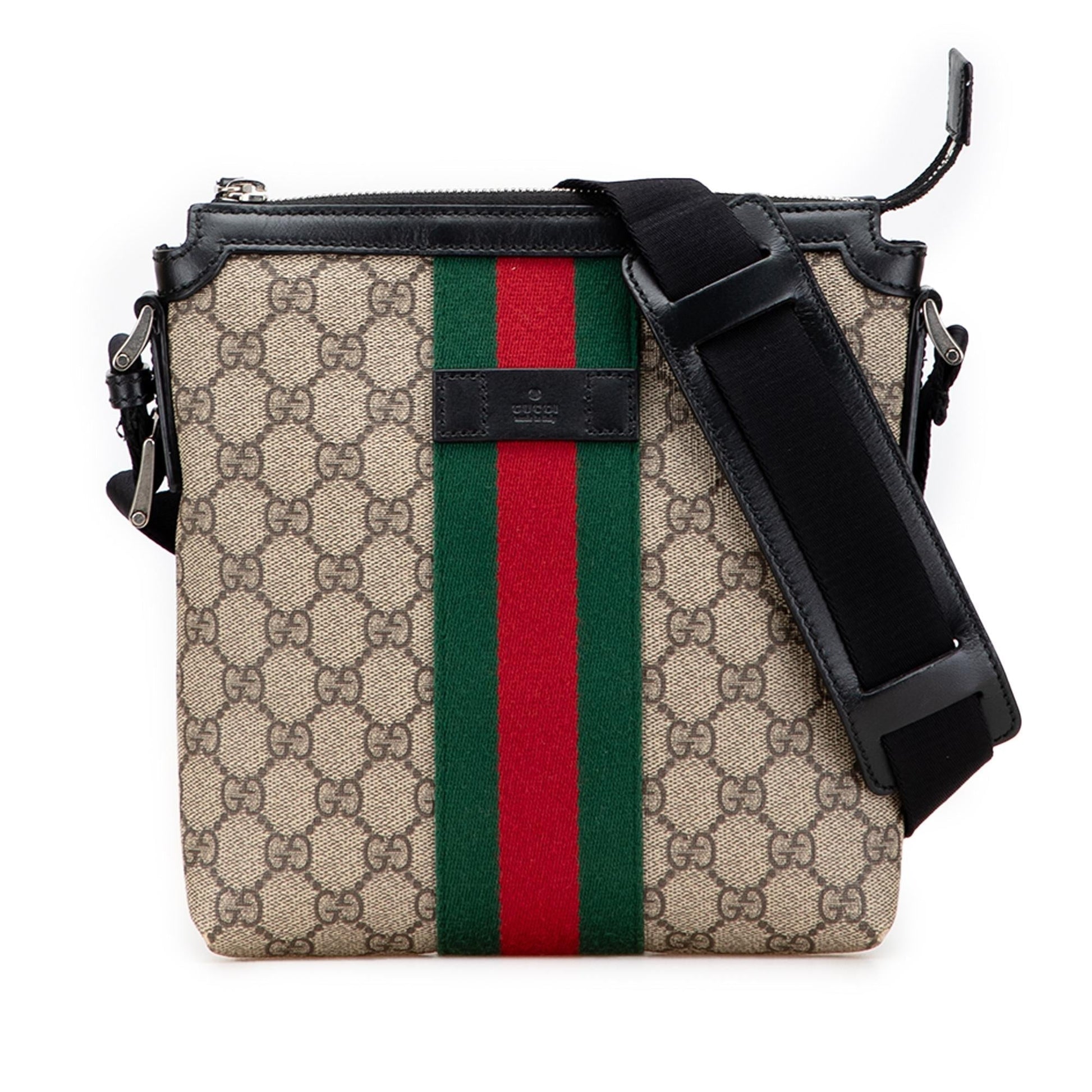 Gucci GG Supreme Web Crossbody Bag Crossbody 10
