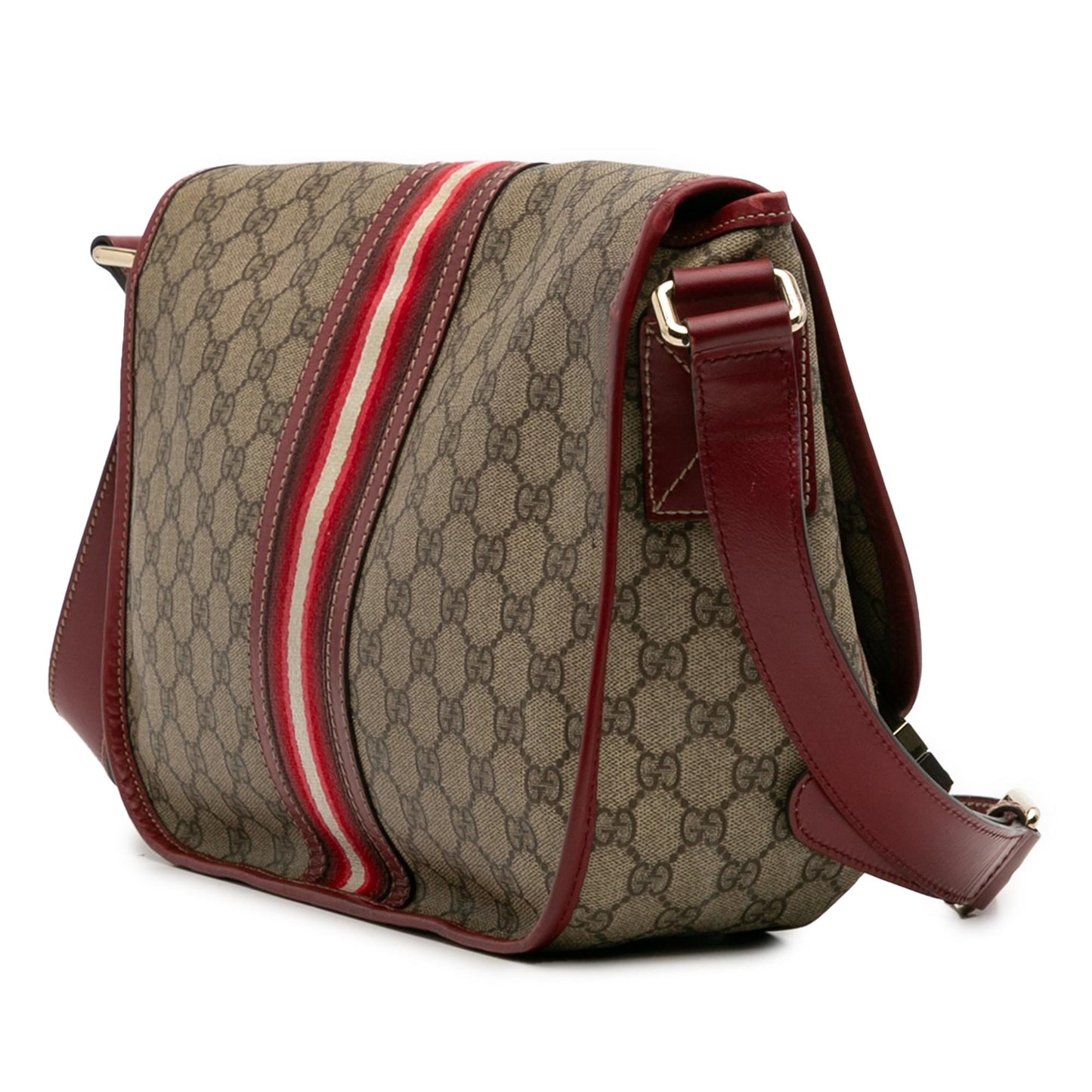 Gucci GG Supreme Web Crossbody Bag Crossbody 11