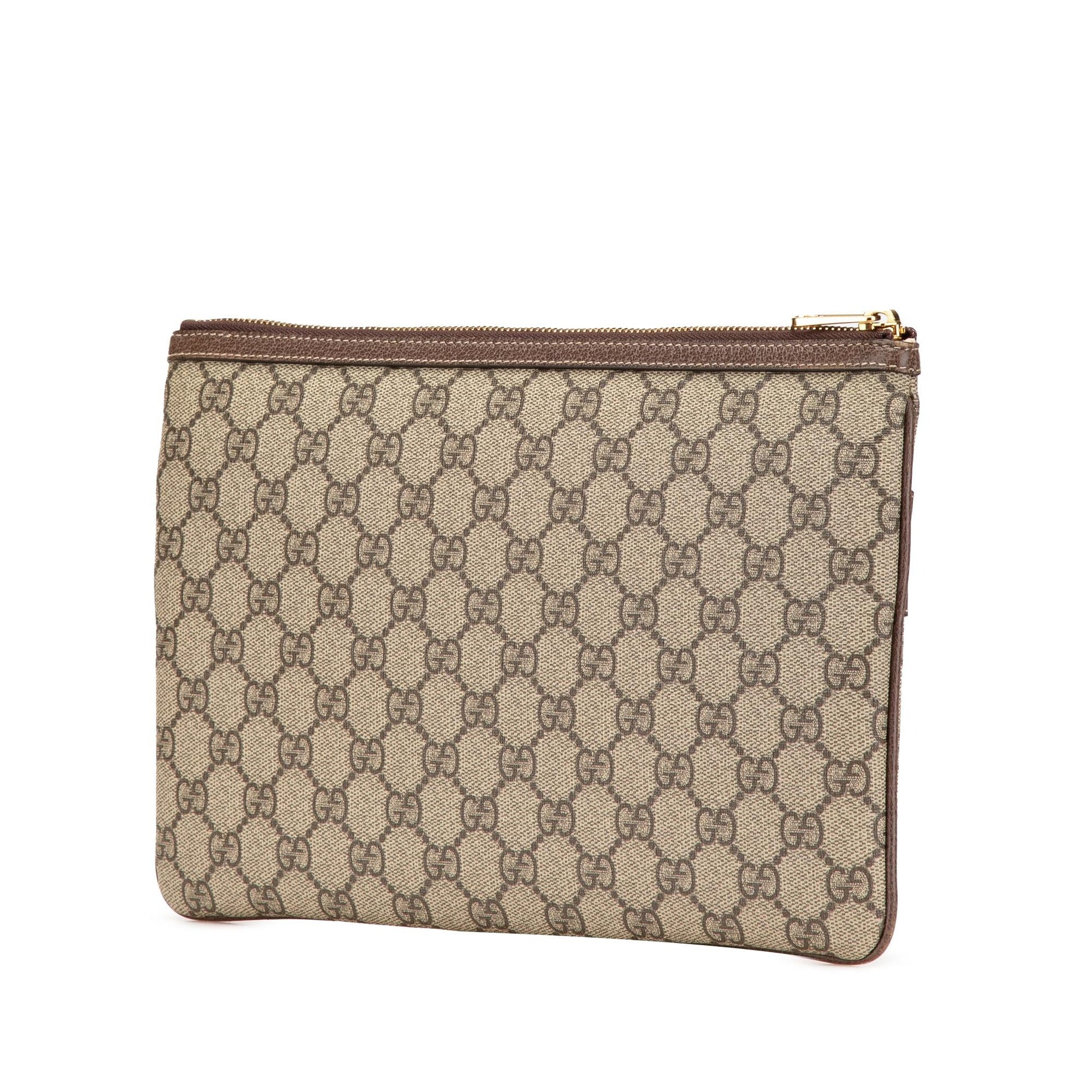 Gucci GG Supreme Web Ophidia Clutch Bag